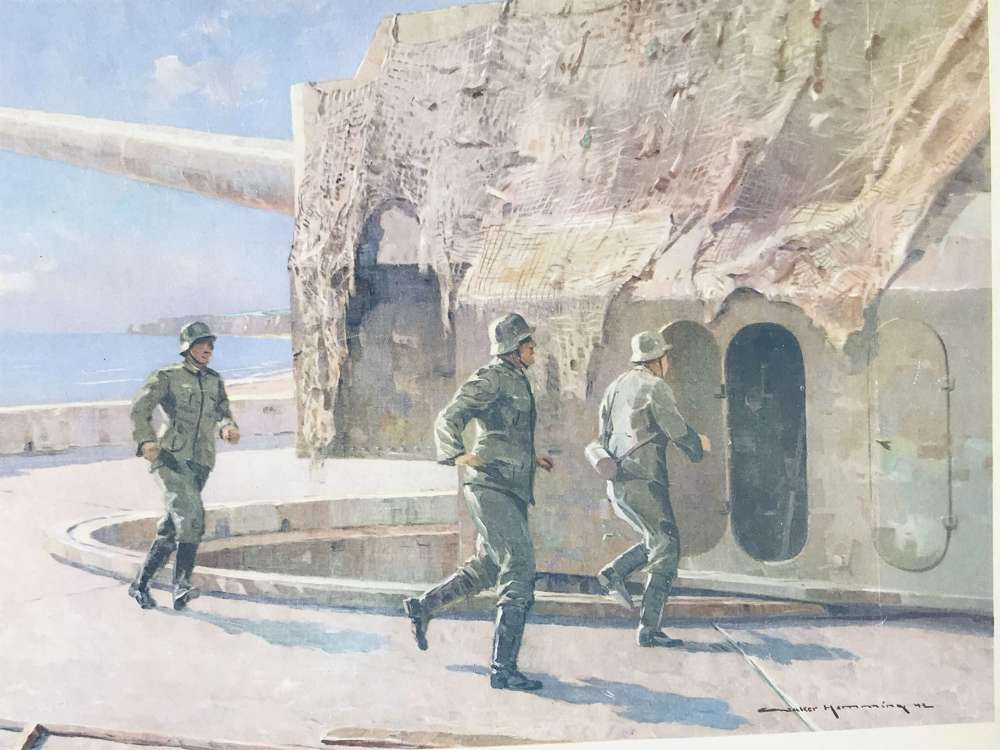 Marine artillery on the French coast