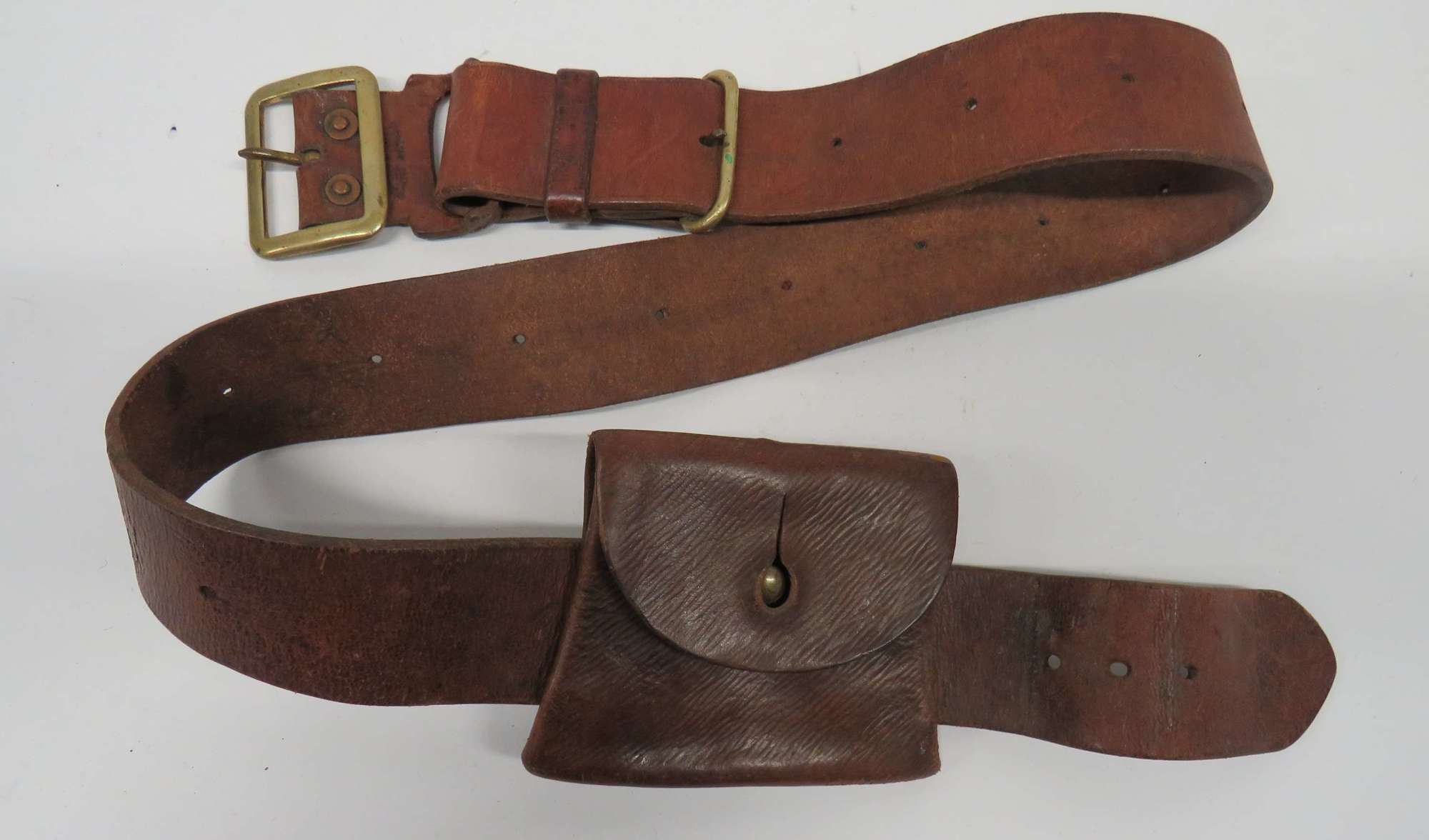 WW2 South African Made Belt and Pouch