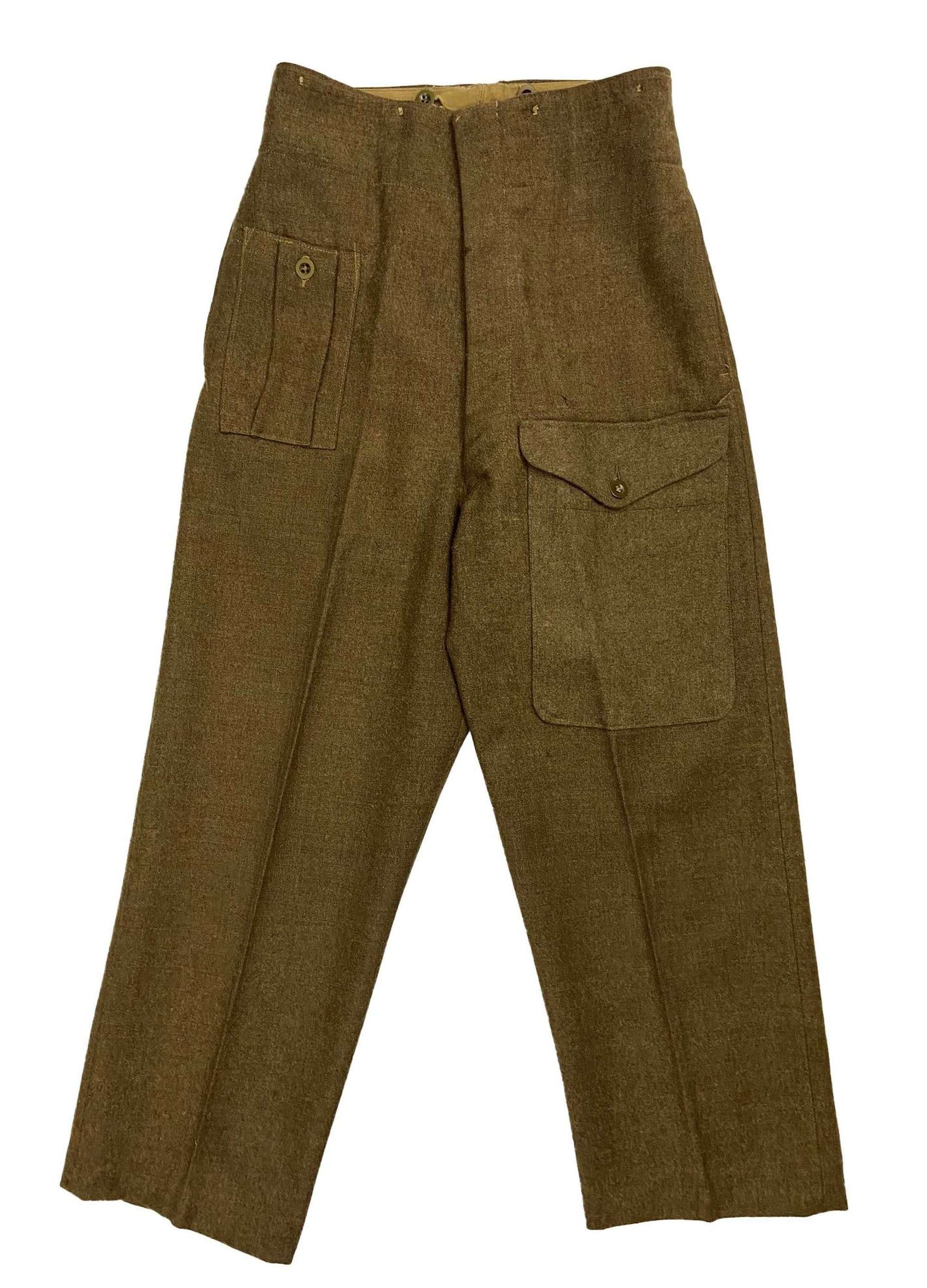 Original 1945 Dated 1940 Pattern (Austerity) Battledress Trousers - 10