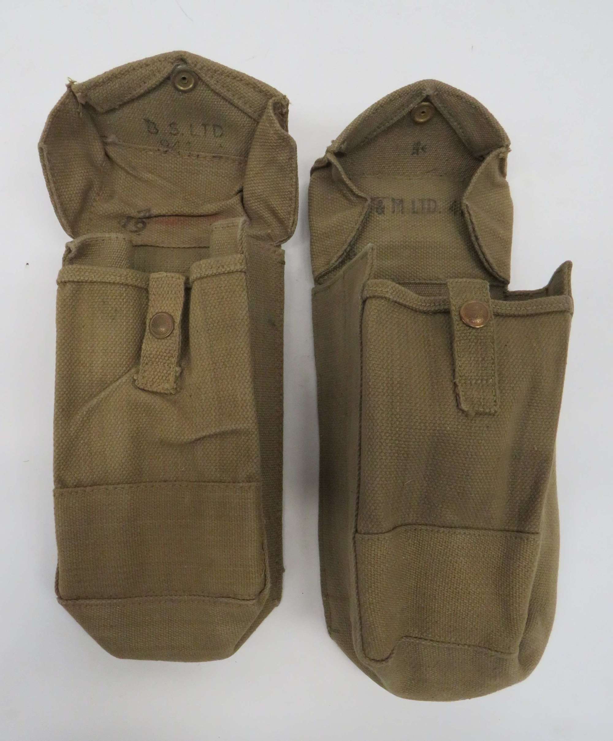 Pair of 1937 Pattern 1941 Dated Utility Pouches