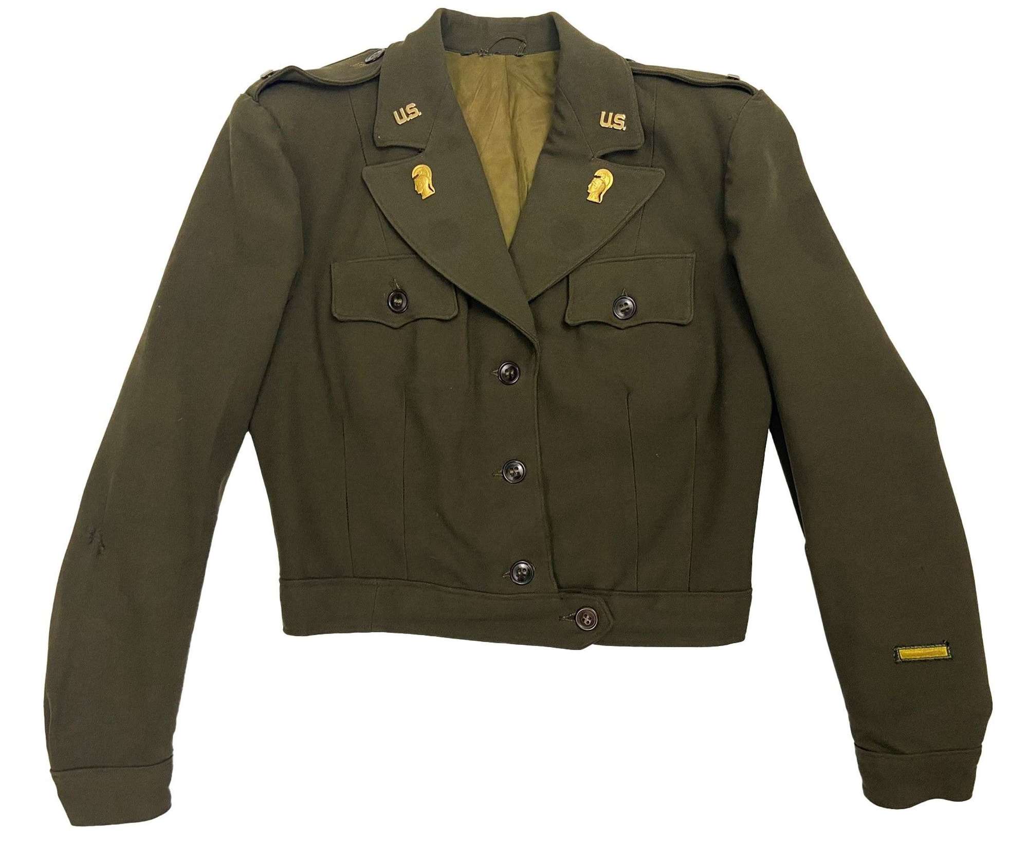Original WW2 US Women's Army Corps ETO Officers Jacket