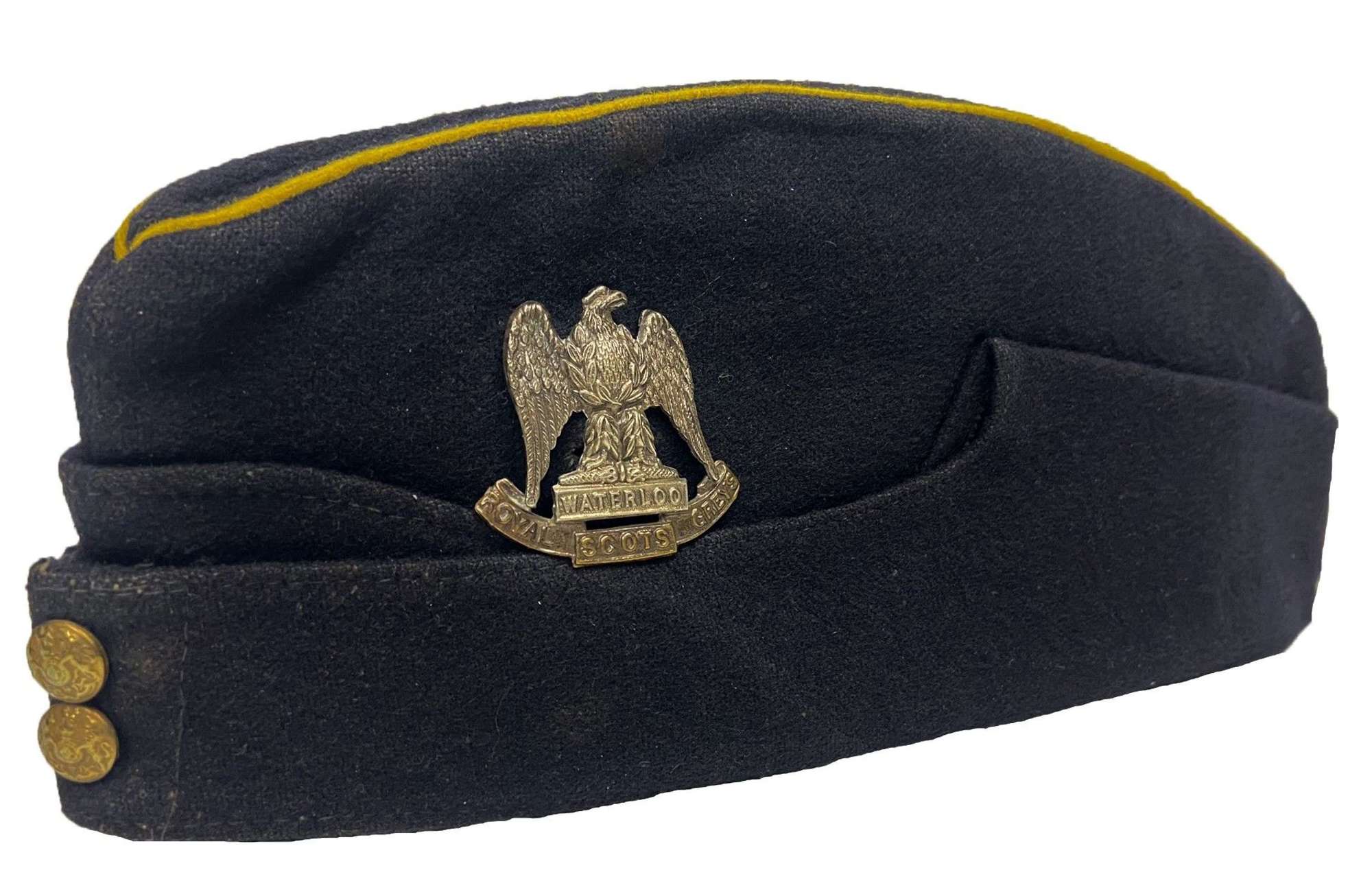 Original Royal Scots Greys Coloured Field Service Cap
