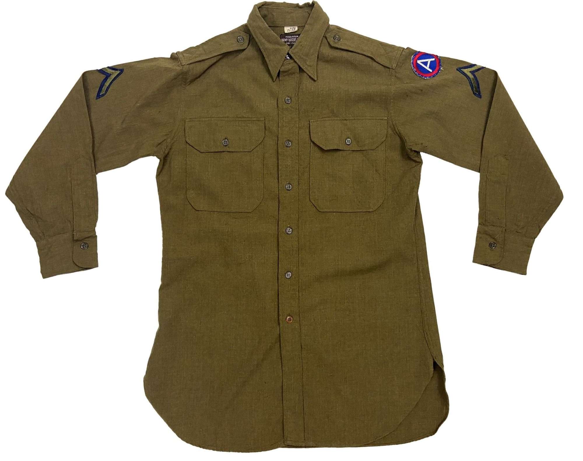 Original WW2 Period United States Officers Shirt - Private first Class