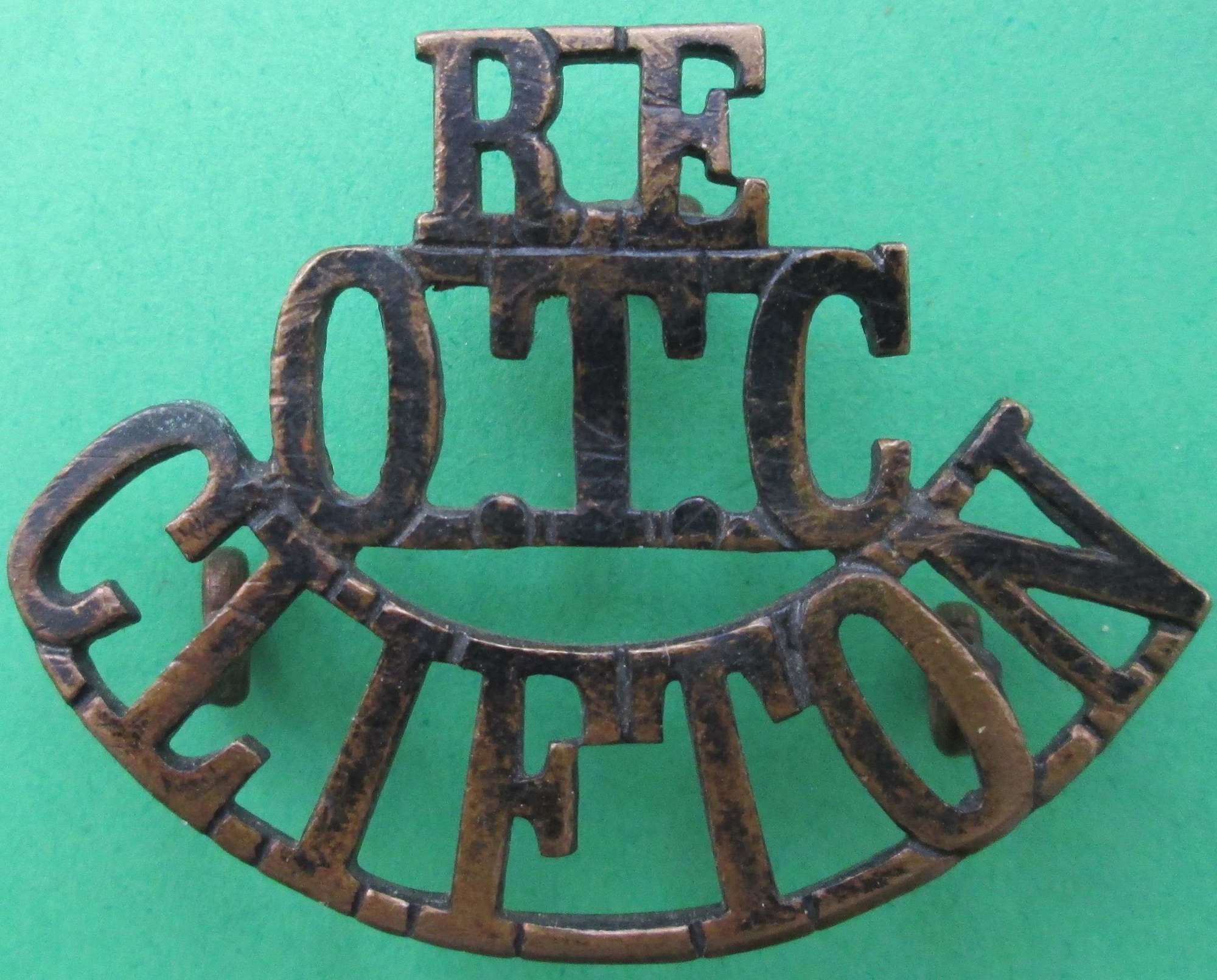 AN ENGINEER COMPANY CLIFTON O.T.C SHOULDER TITLE
