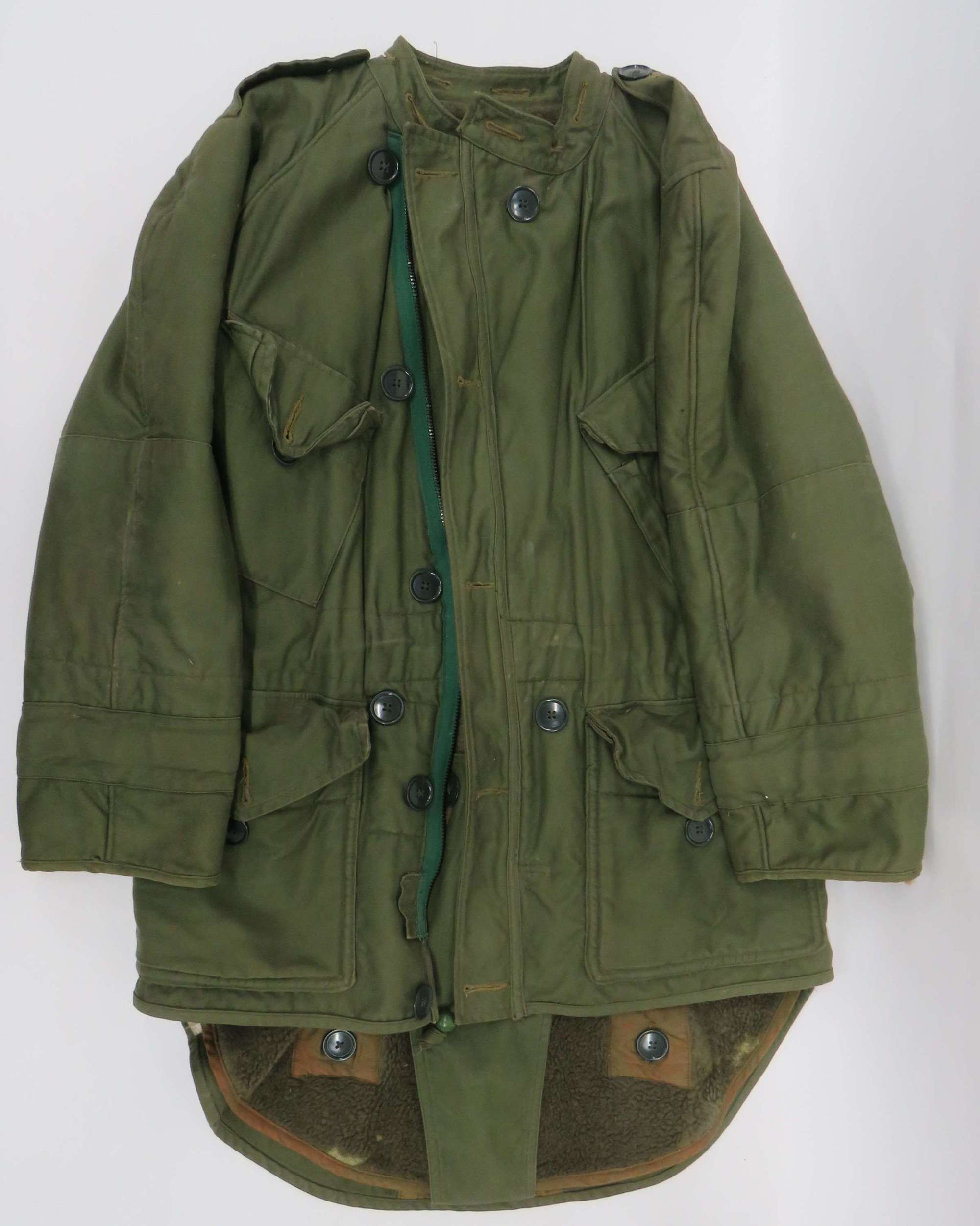 Scarce 1950 / 60s Cold Weather Fish Tail Parka