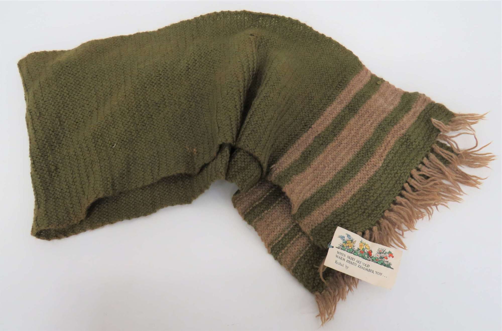 WW1 / WW2 Front Line Knitted Comfort Scarf