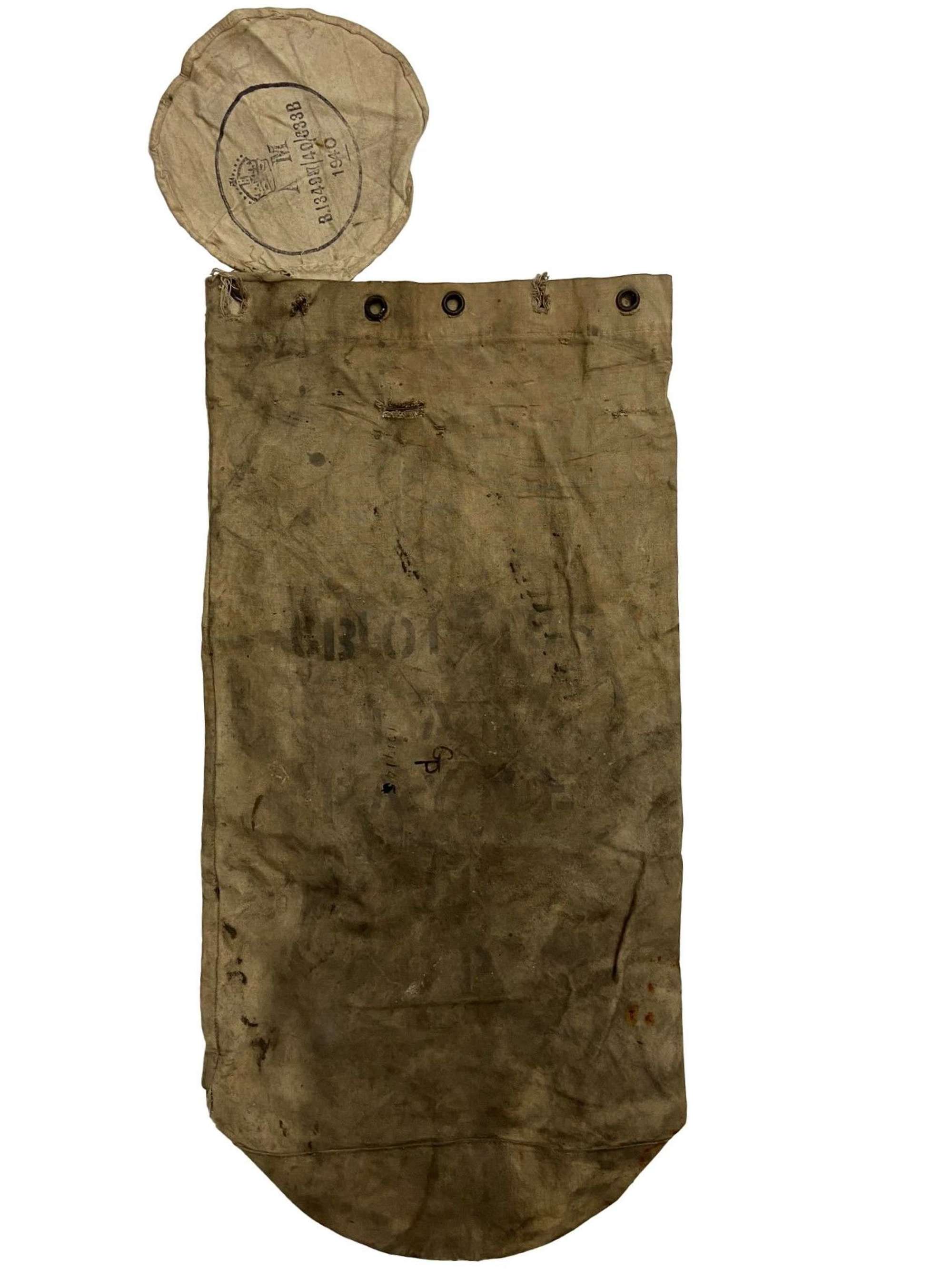 Original 1940 Dated RAF Kit Bag