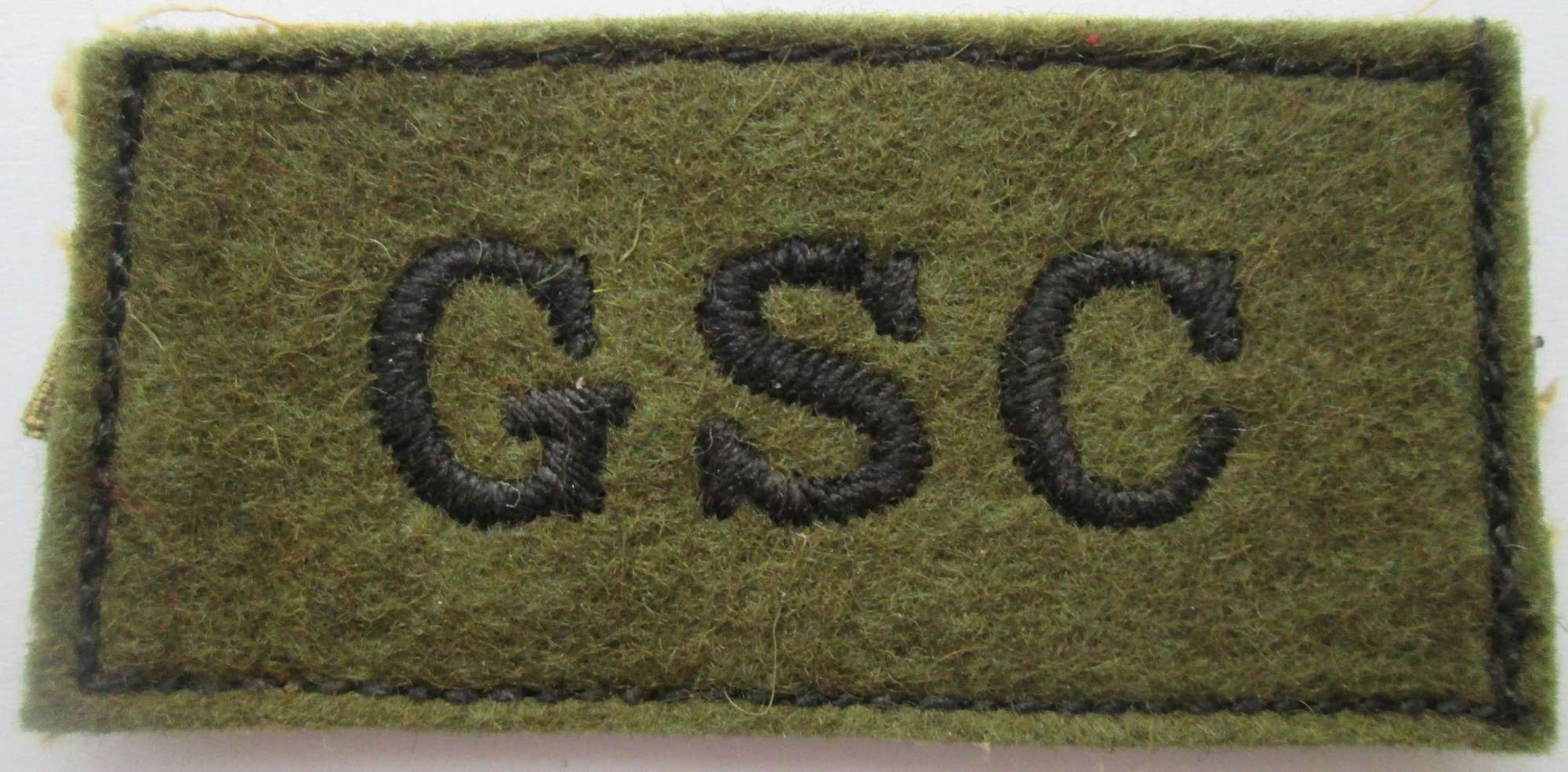 A GOOD NEAR MINT EXAMPLE OF THE GENRAL SERVICE CORPS SLIDE ON TITLE