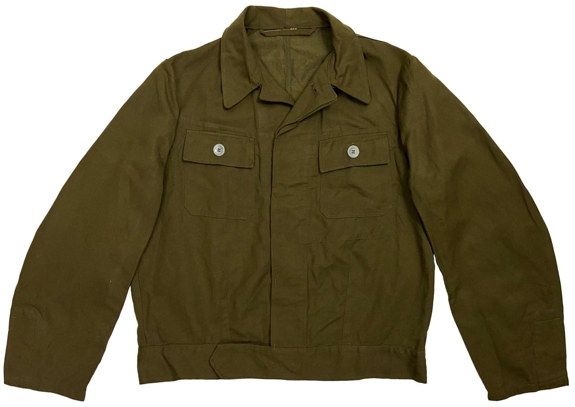 Original Early 1980s German Military HBT Blouson Work Jacket