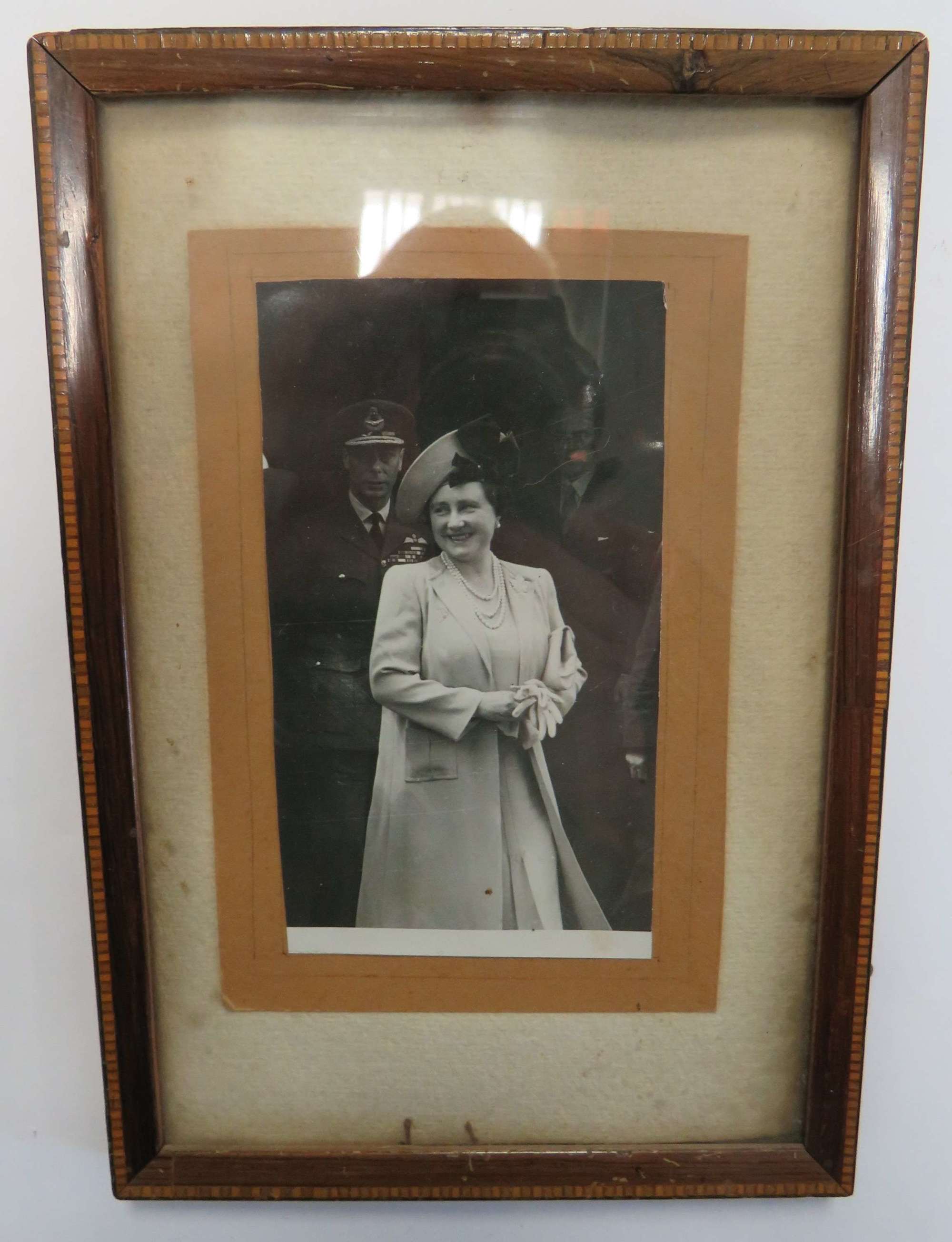 Wartime Picture of King George V1 and Elizabeth