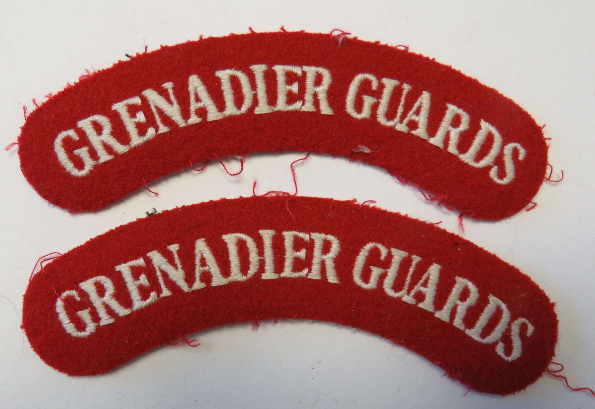 Pair of Current Grenadier Guards Shoulder Titles