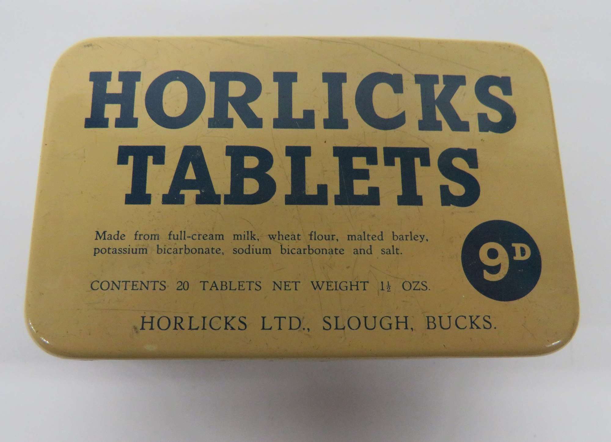 Horlicks Tablets Empty Tin