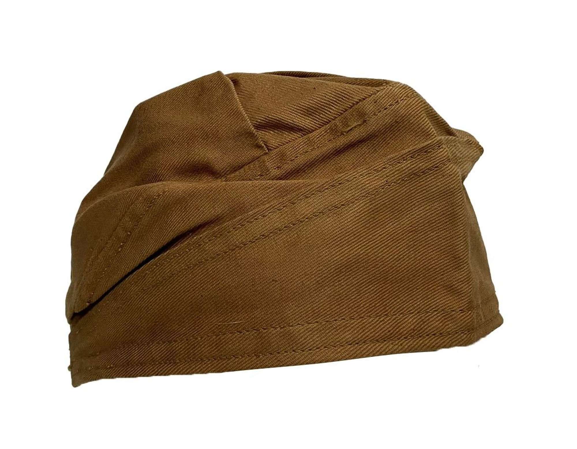 Original WW2 Women's Royal Ordnance Works Khaki Cotton Cap