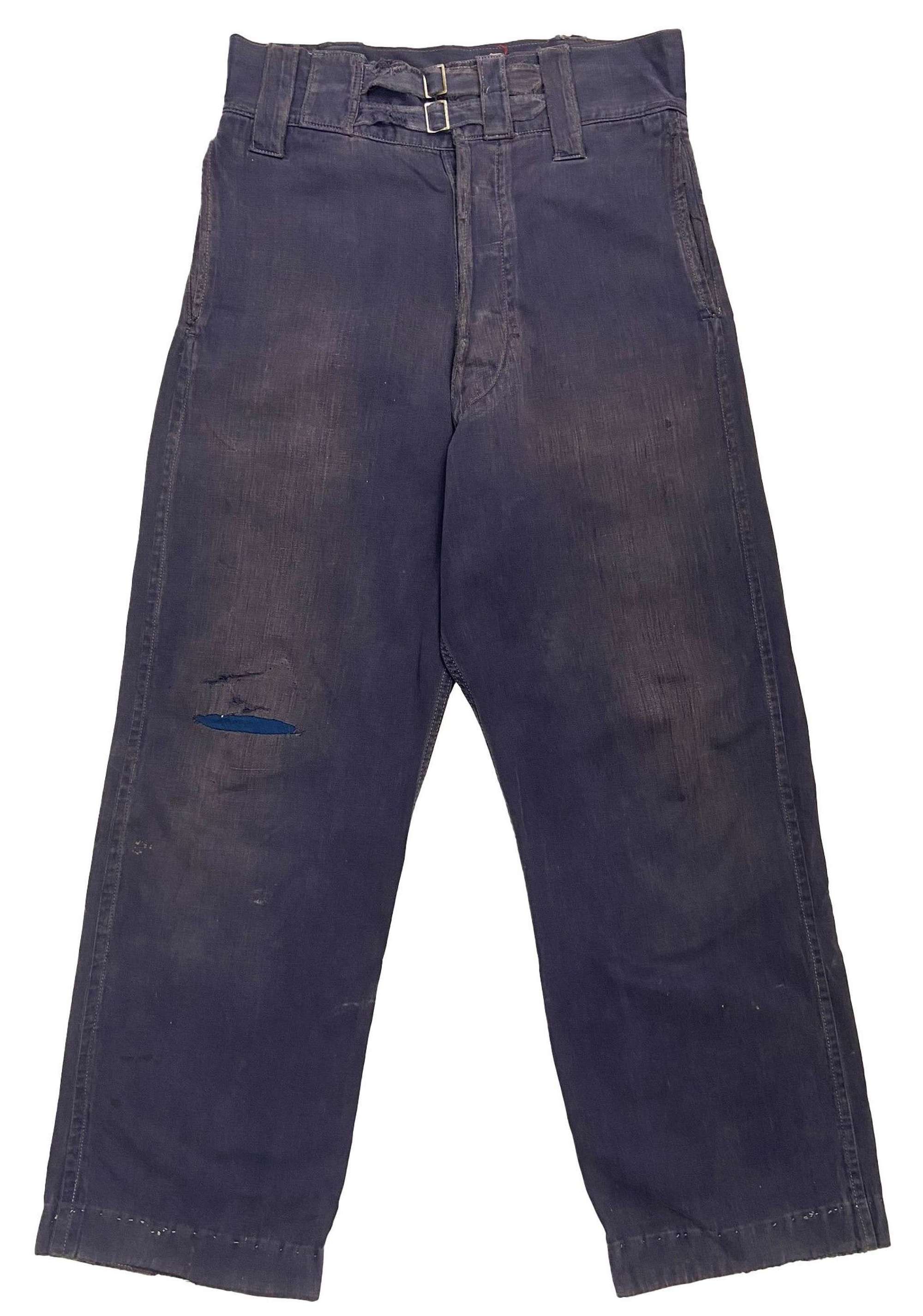 Original Royal Navy Action Working Dress Trousers