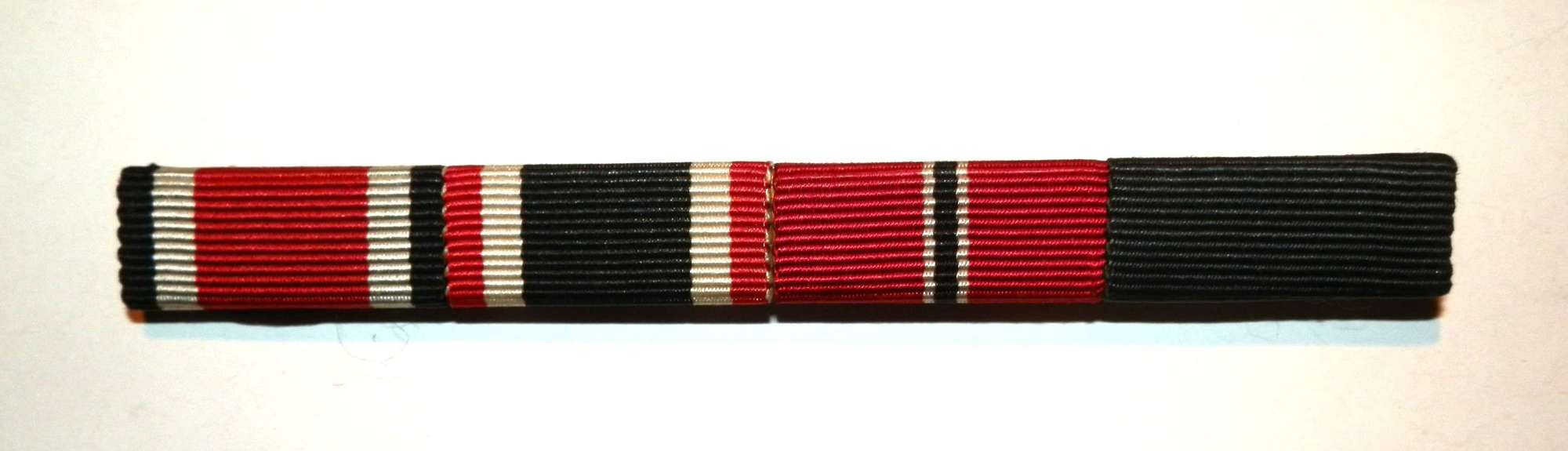 Wehrmacht Medal Ribbon Bar of Four.