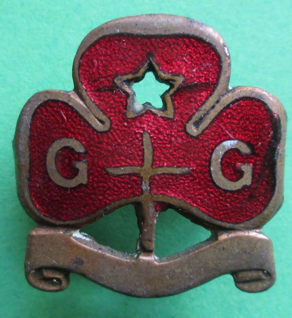 A GIRL GUIDE RANGERS TREFOIL PROMISE BADGE