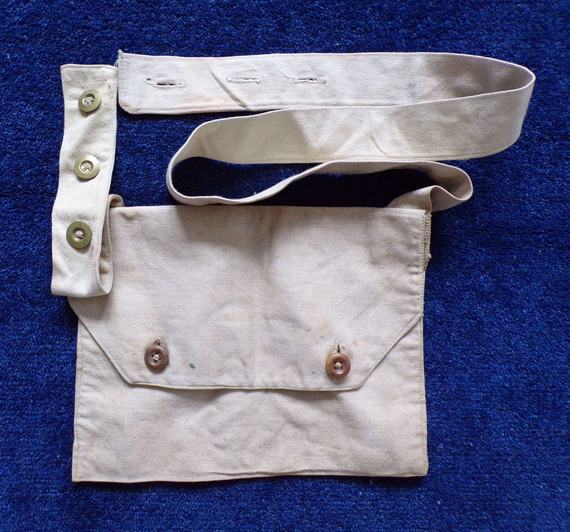 WW1 British PH Hood Gas Mask Bag.