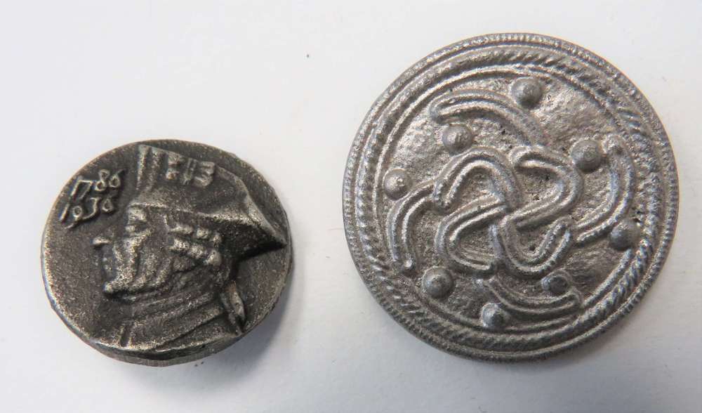 Two German WW2 Day Badges