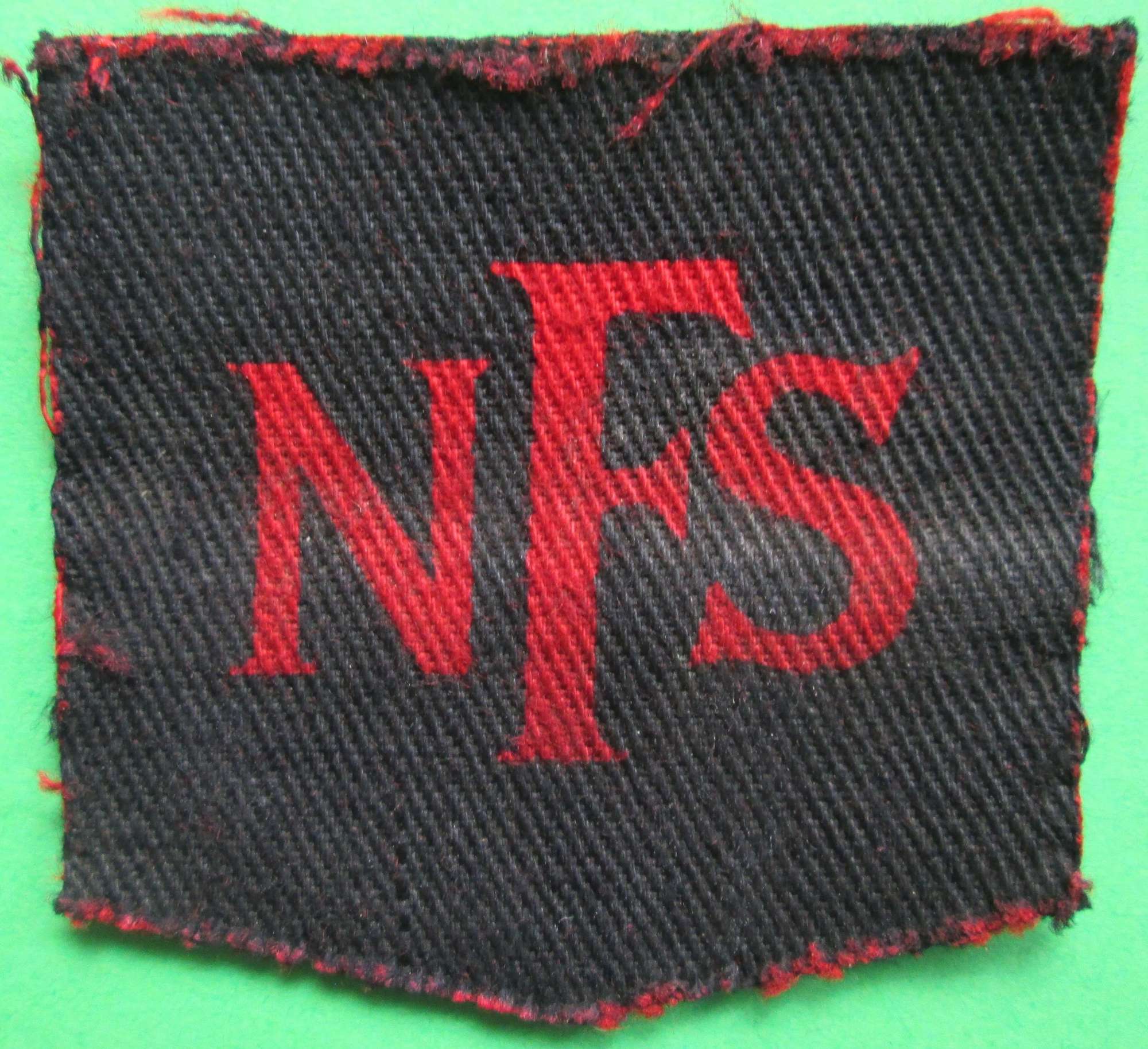 A WWII PERIOD NATIONAL FIRE SERVICE BADGE