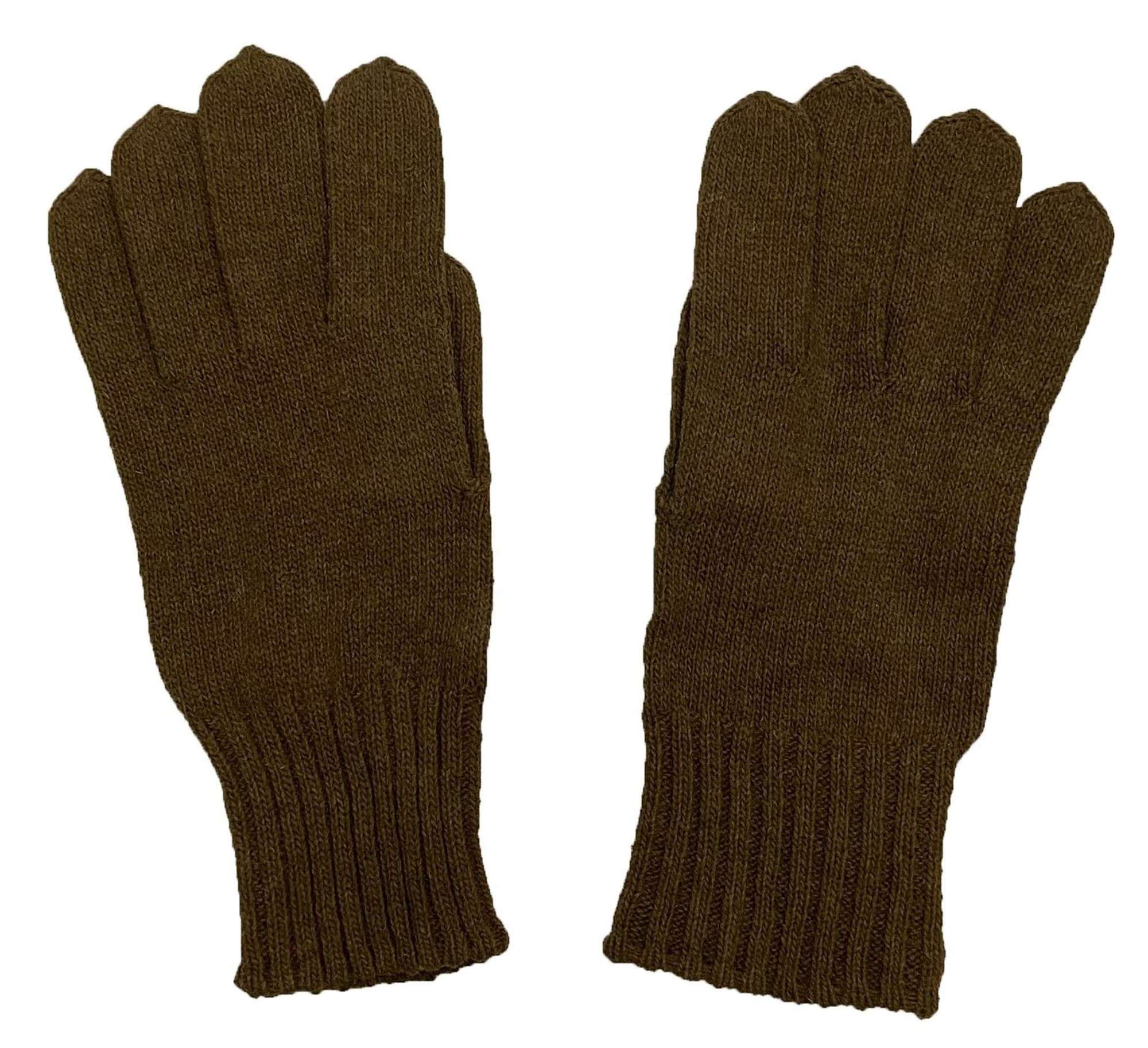 Original WW2 Period British Army Woollen Gloves