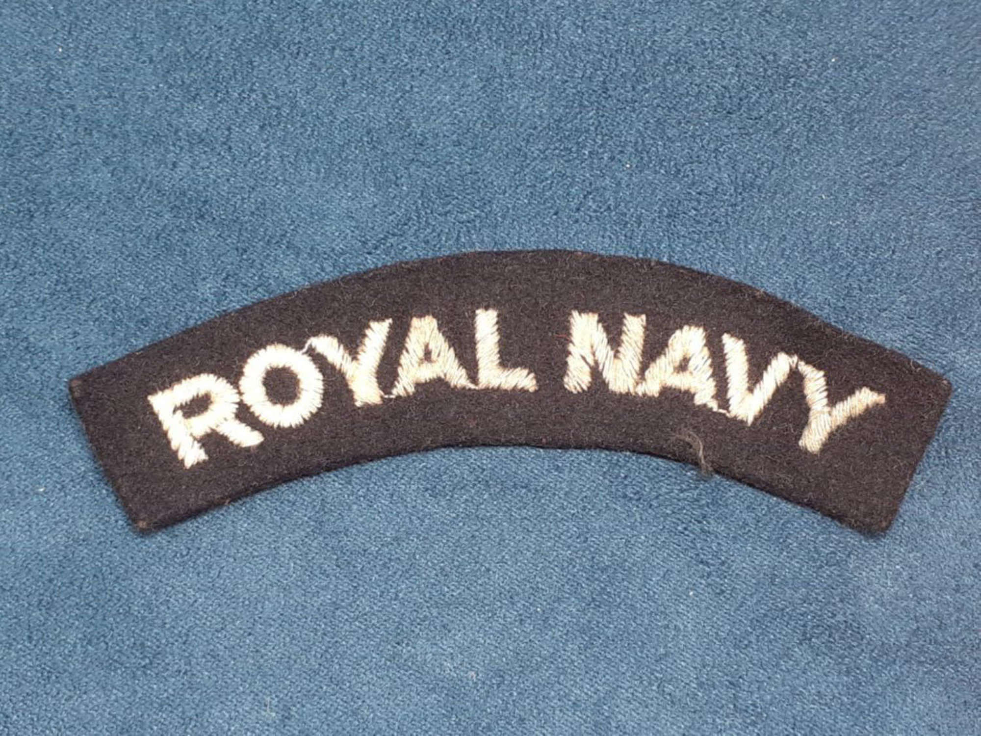 Royal Navy Paste Shoulder Title