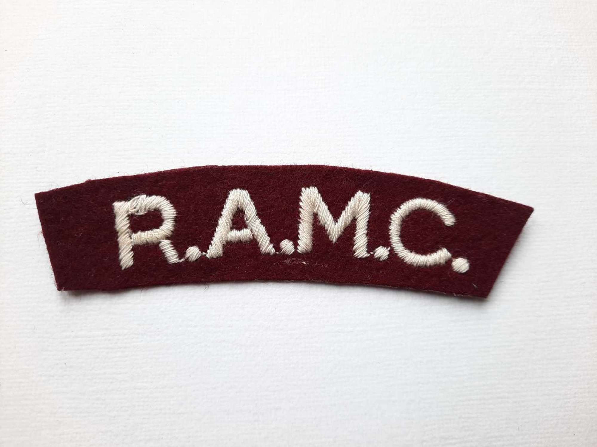 Royal Army Medical Corps Shoulder Title