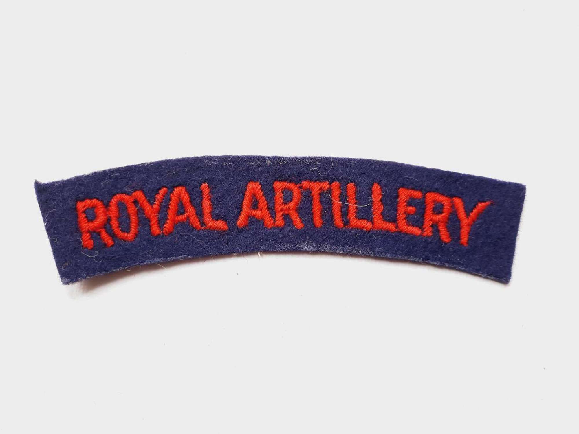 Royal Artillery Shoulder Title