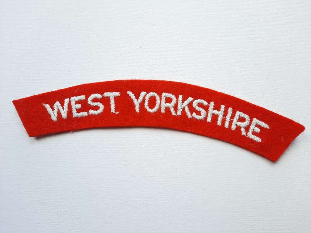 West Yorkshire Regiment Shoulder Title