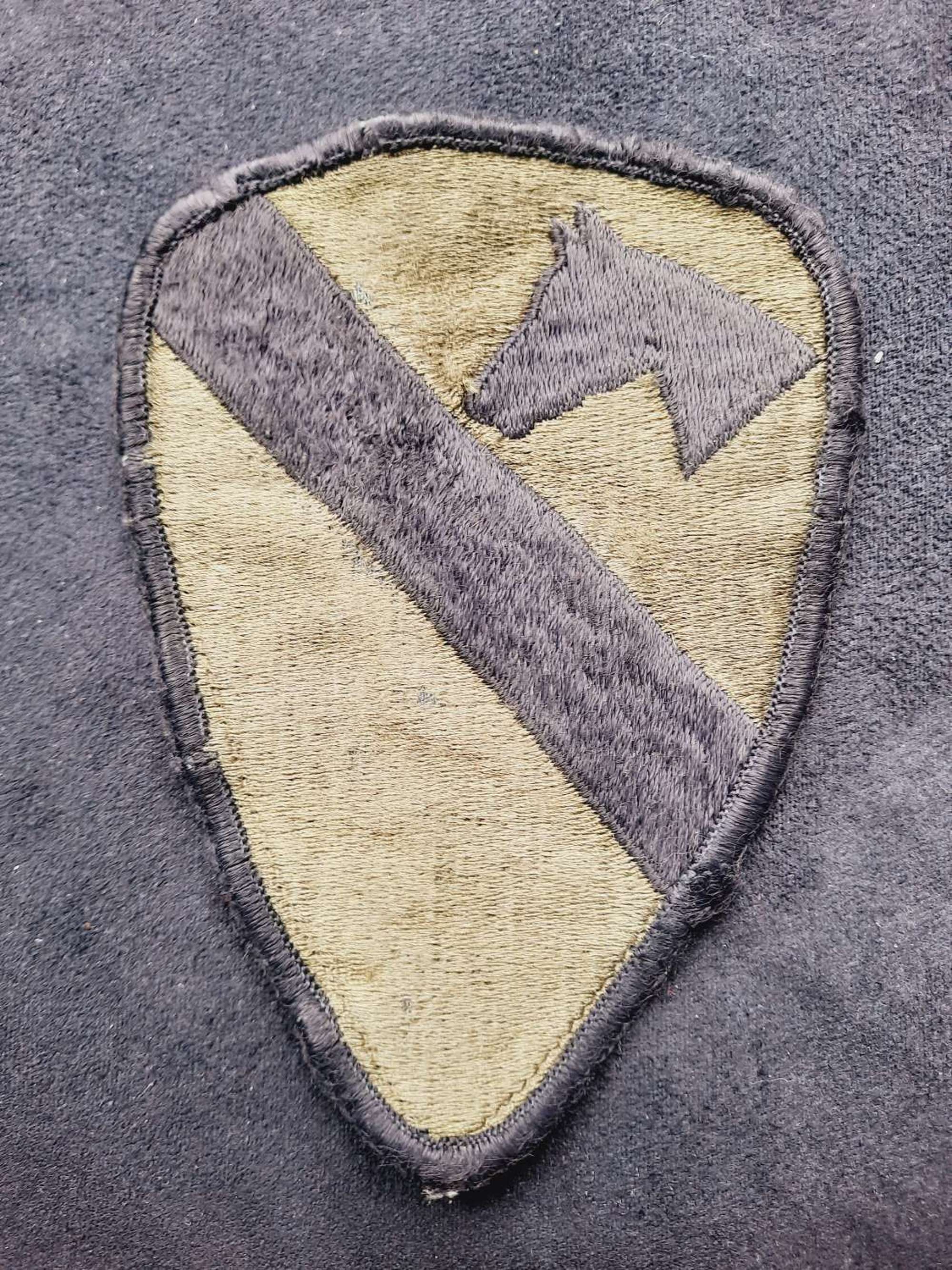 US 1st Cavalry Division Patch