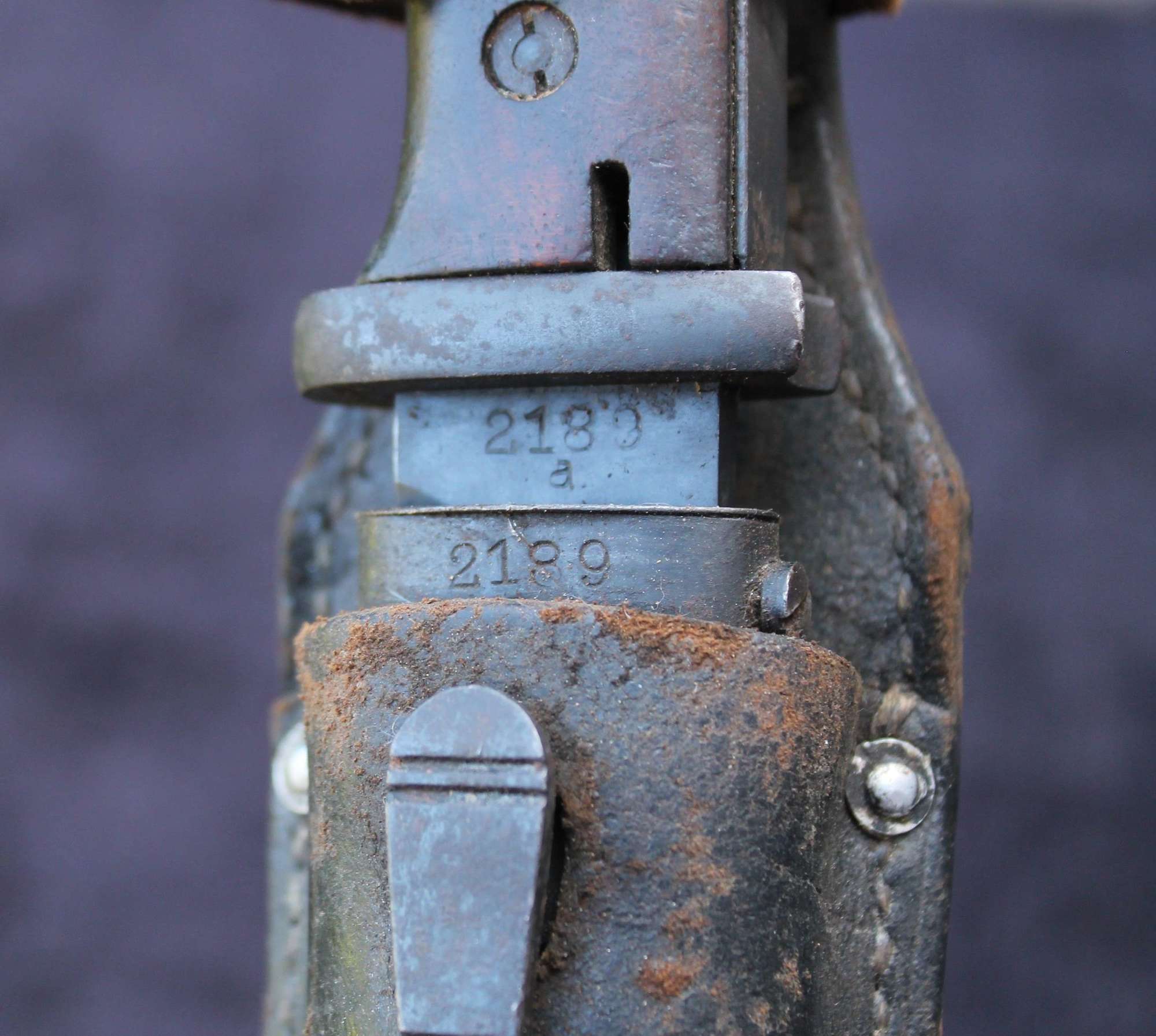 Early K98 Bayonet Matching Numbers, With Frog