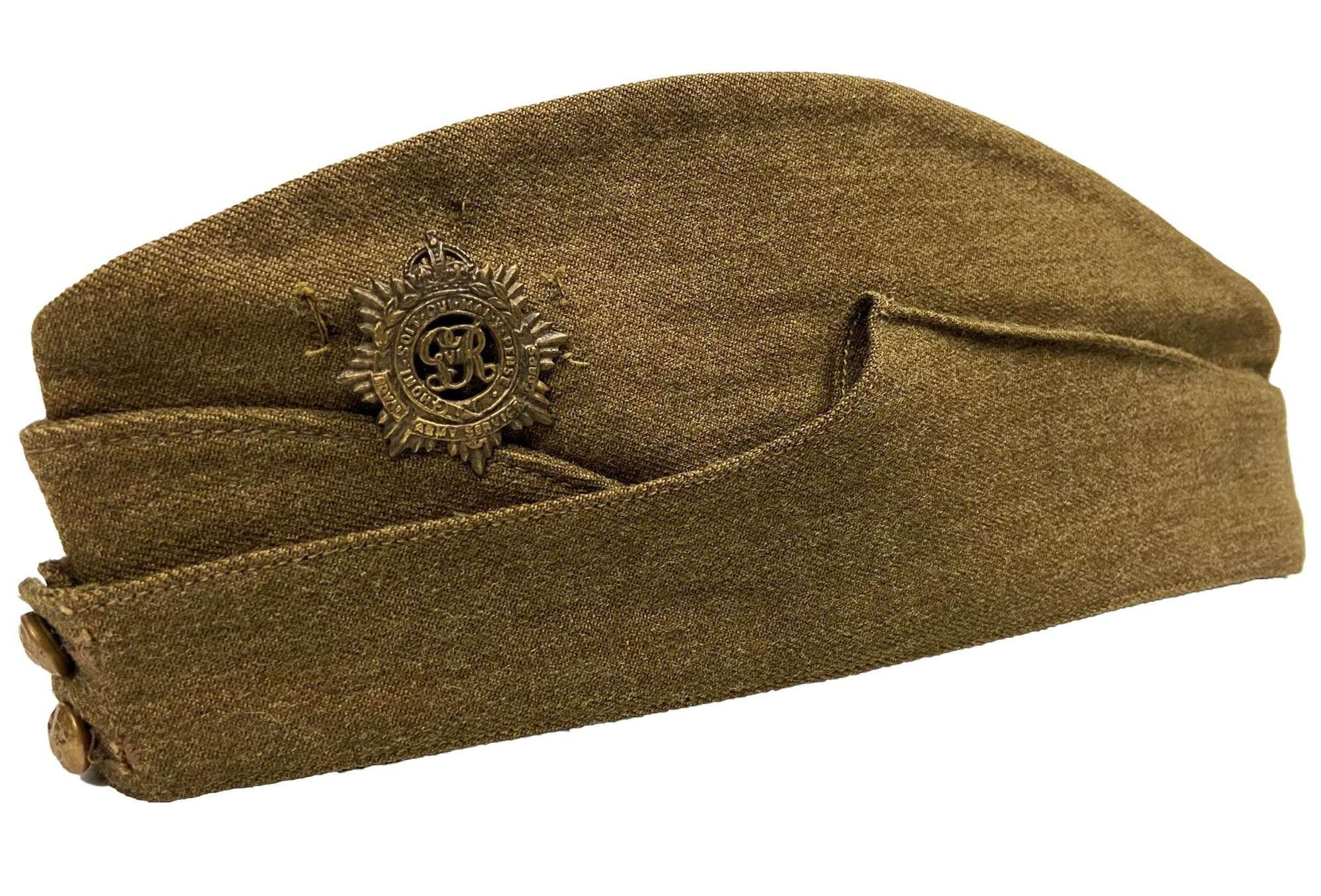 Original 1939 Dated British Army Field Service Cap - Size 6 7/8