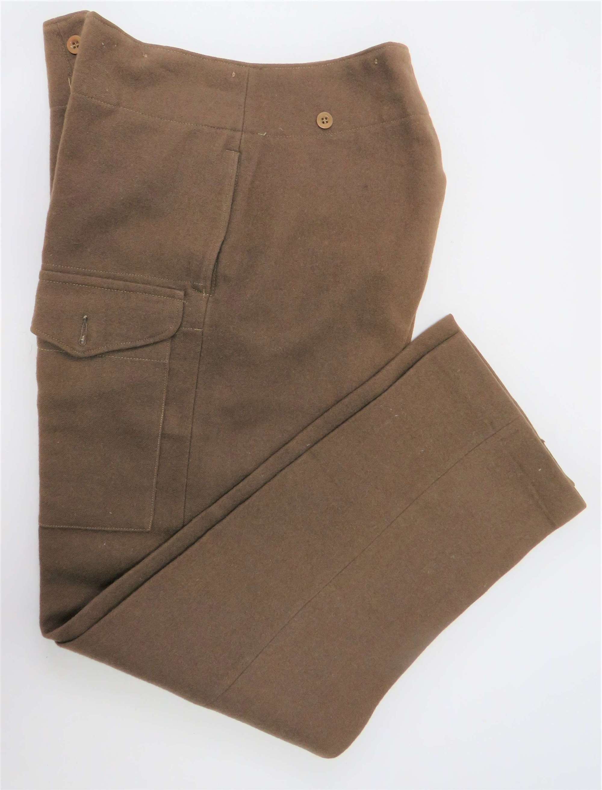 Pair of 1940 Pattern Officer Private Purchase Battledress Trousers