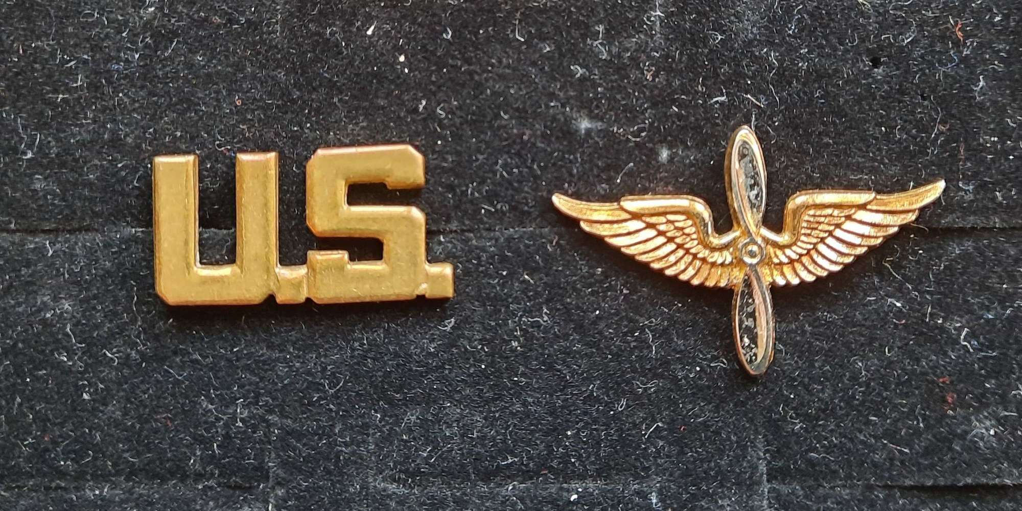 USAAF Officer's Shirt Collar Devices