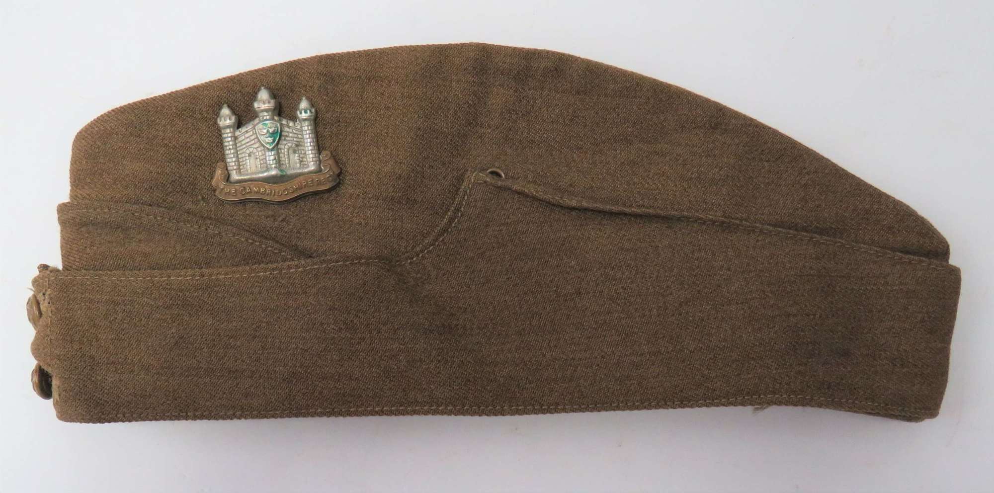 1939 Dated Cambridgeshire Regiment Other Ranks Field Service Cap