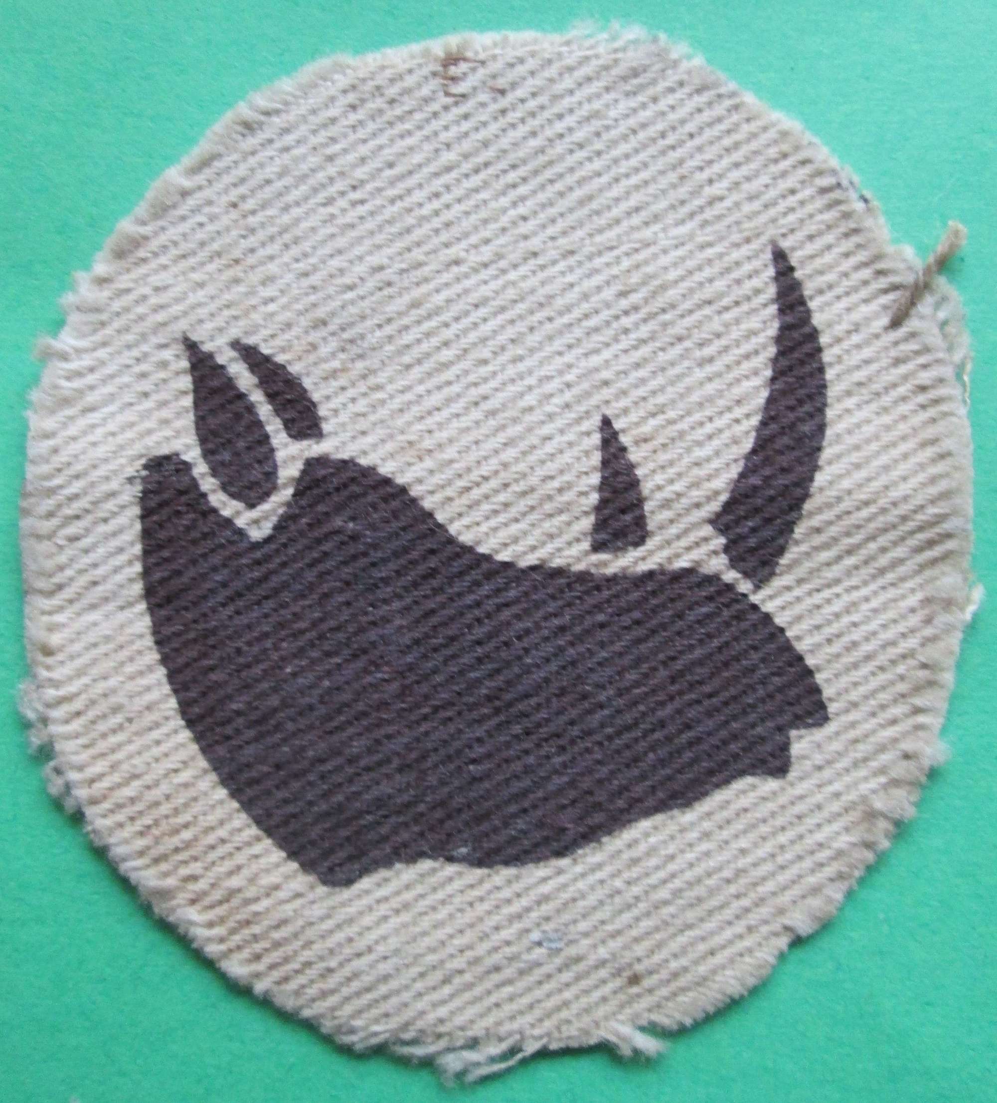 A SCARCE WWII  11 (EAST AFRICAN ) DIVISION PATCH