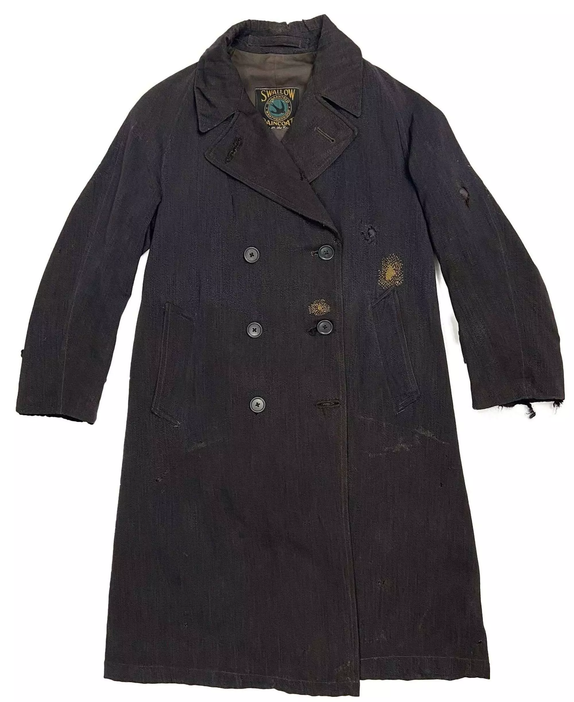 Original 1943 Dated Women's Civil Defence Gabardine Raincoat - Size 1 in  WW2 jackets  coats