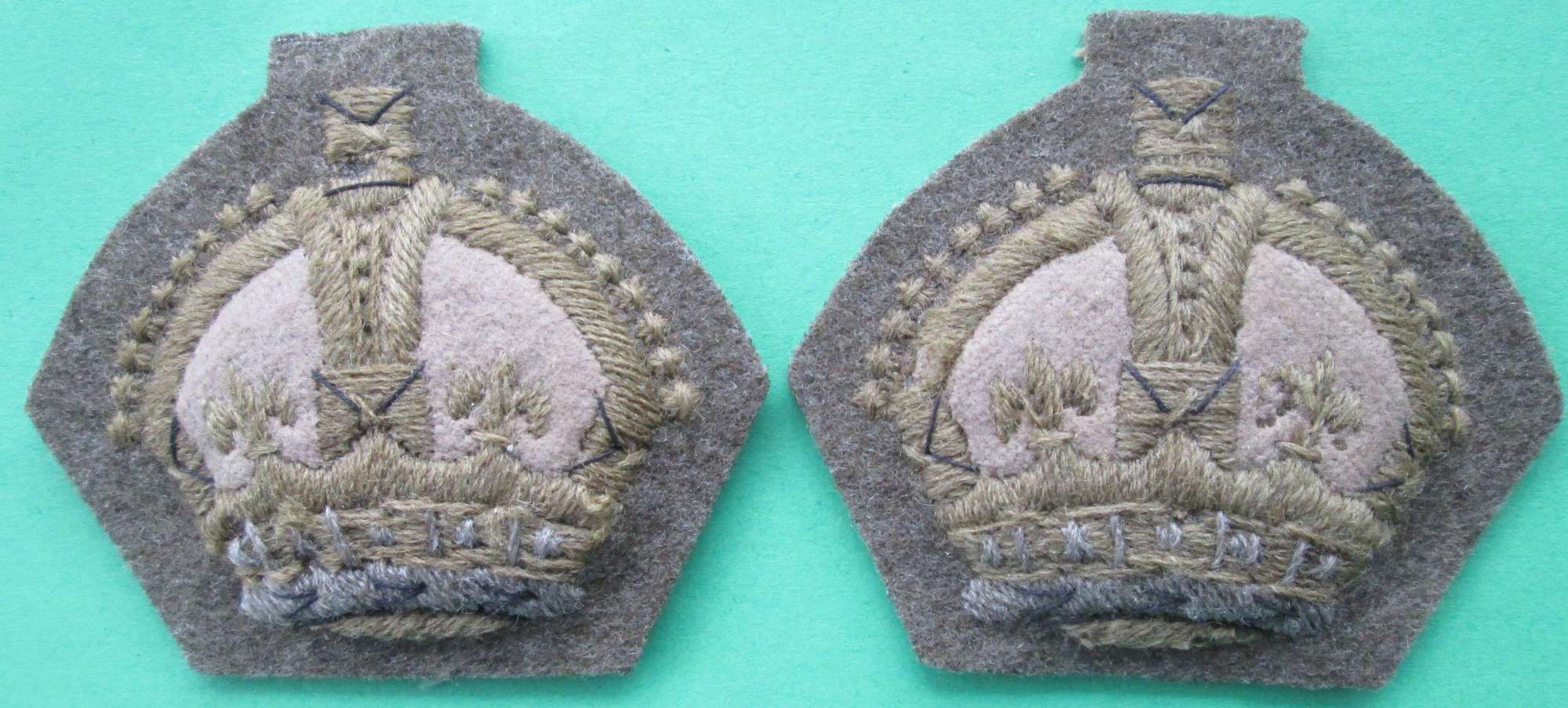 A GOOD PAIR OF SGTS CROWNS