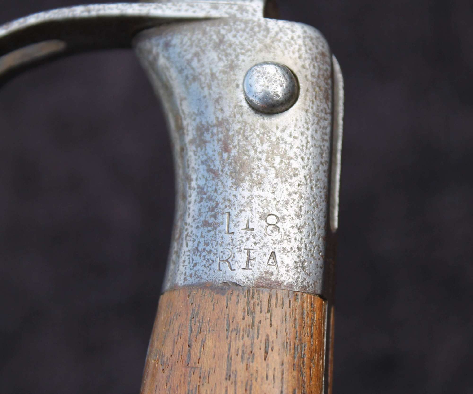 1879 Martini Henry Artillery Sawback Bayonet