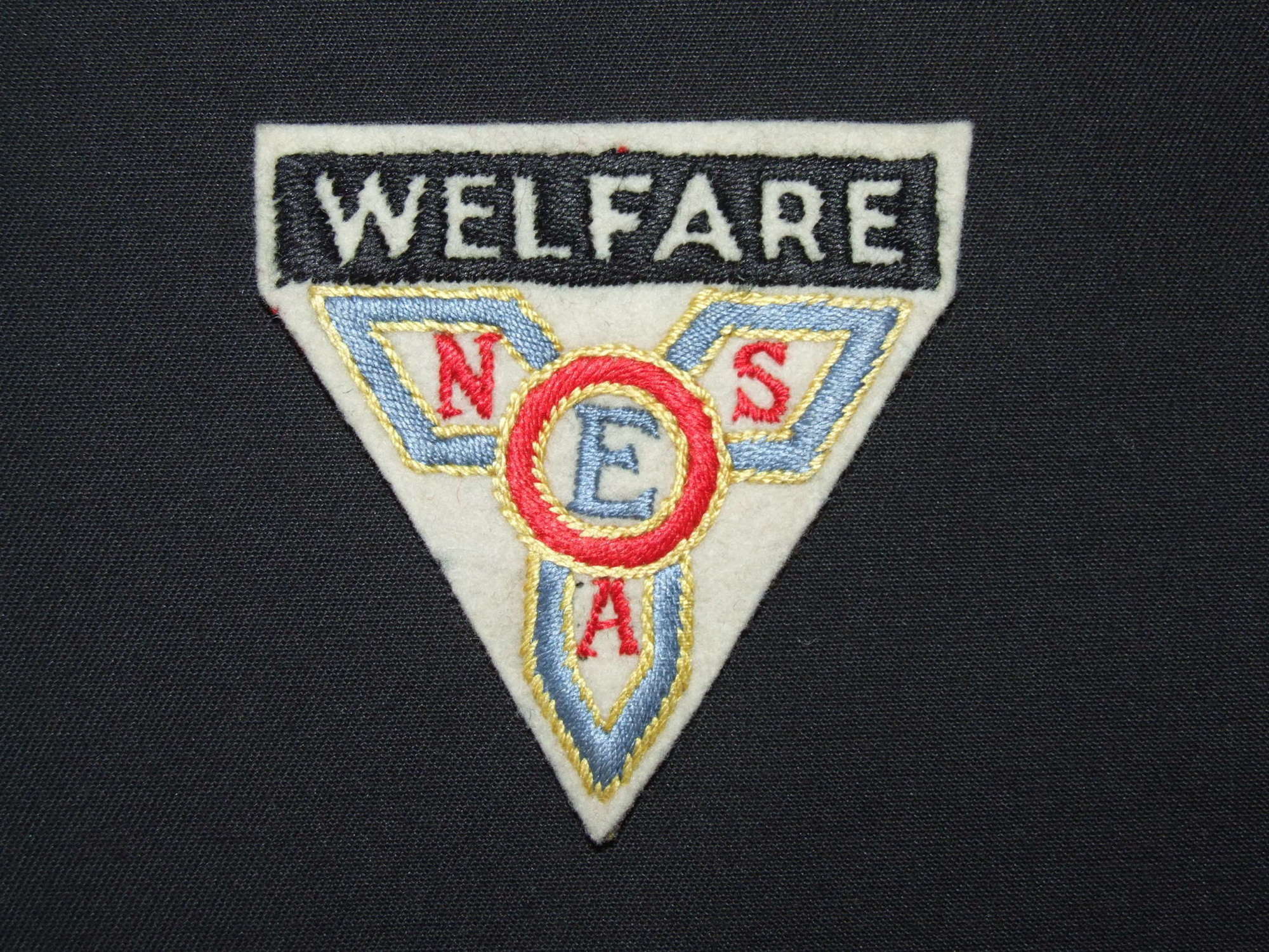 ENSA Welfare Cloth Sleeve Badge
