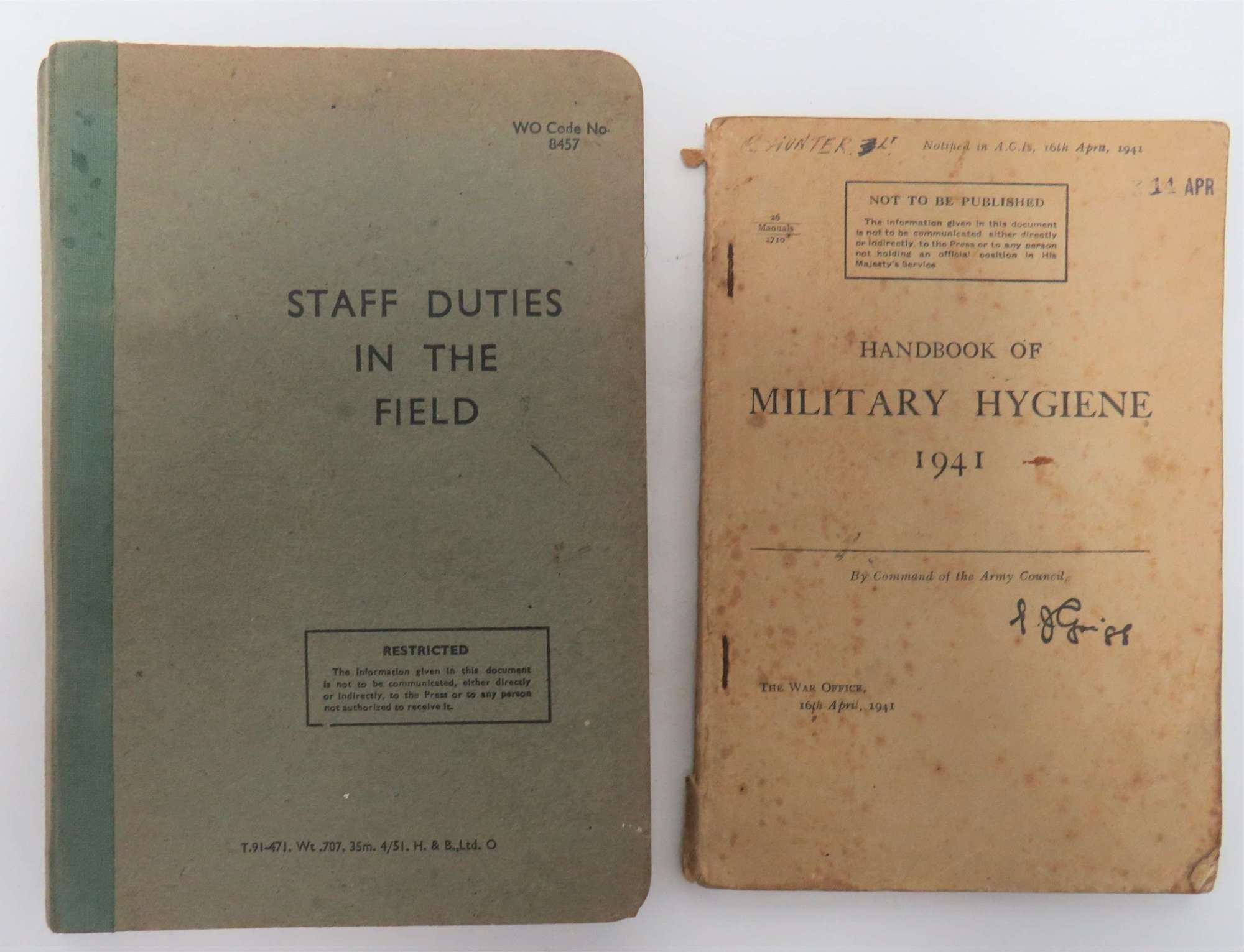 Two Military Manuals