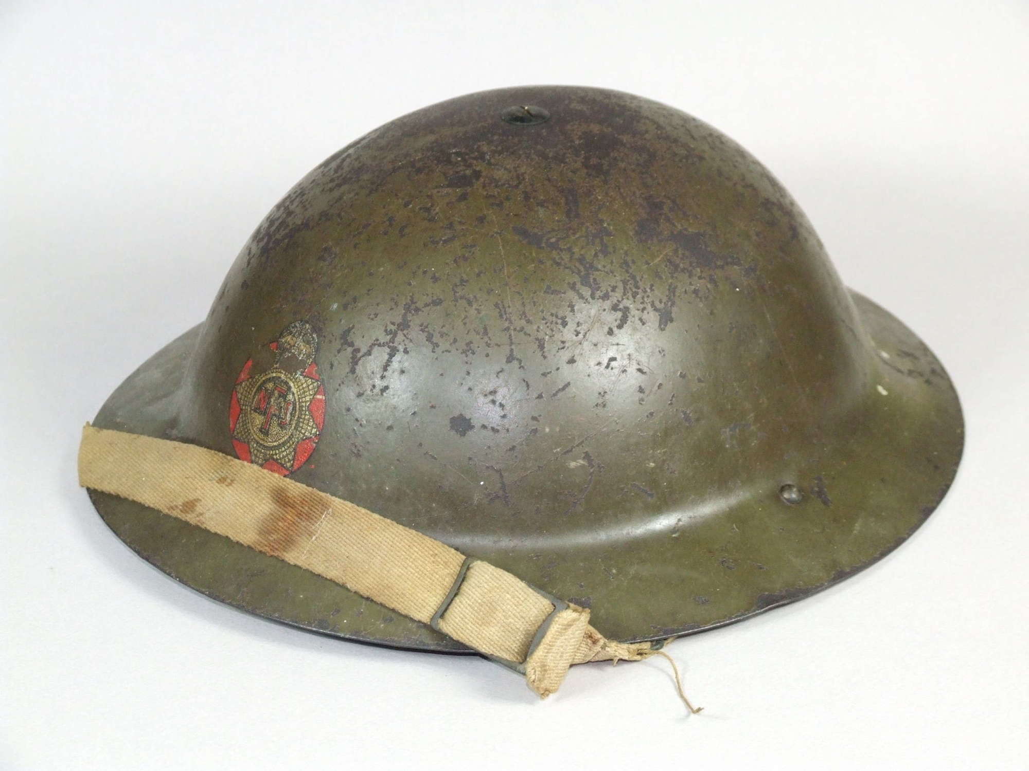 WW1 Brodie Used in WW11 by the NFS
