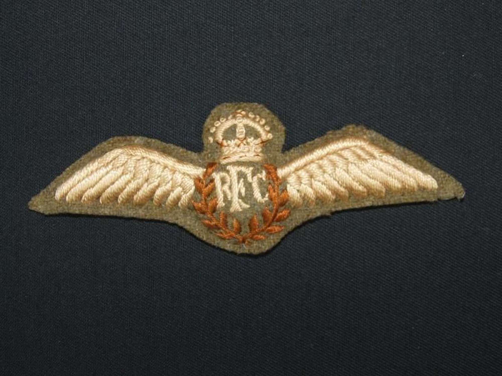 Post WW1 RFC Pilots Wings for Later Service Wear