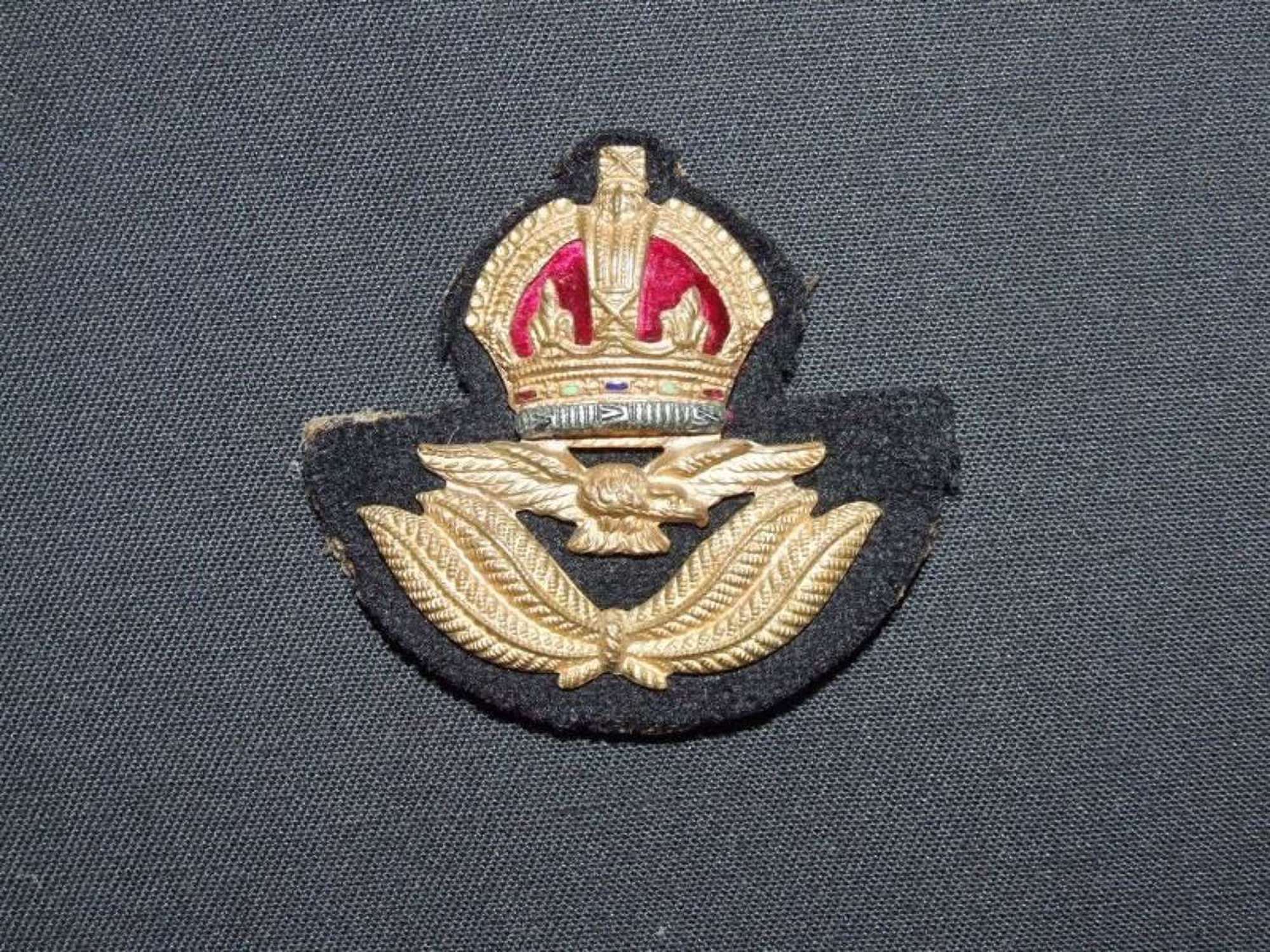 RAF Officer's Beret Badge