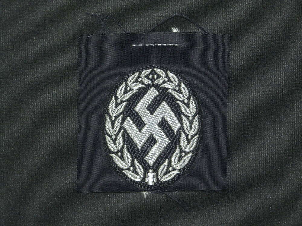 Schutzmannschaft Auxiliary Police Cap badge