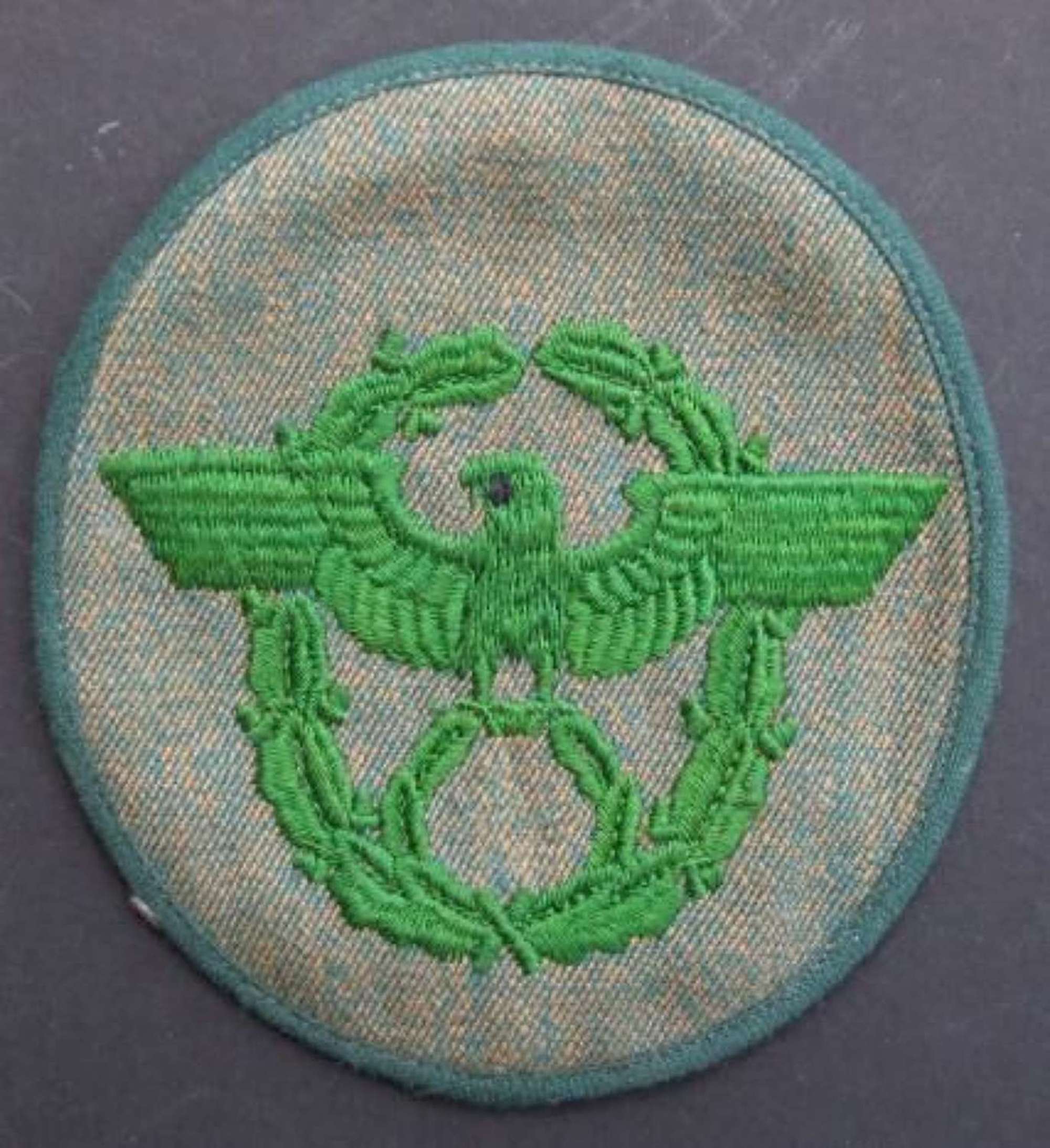 Unfinished Schutzpolizei Sleeve Badge.