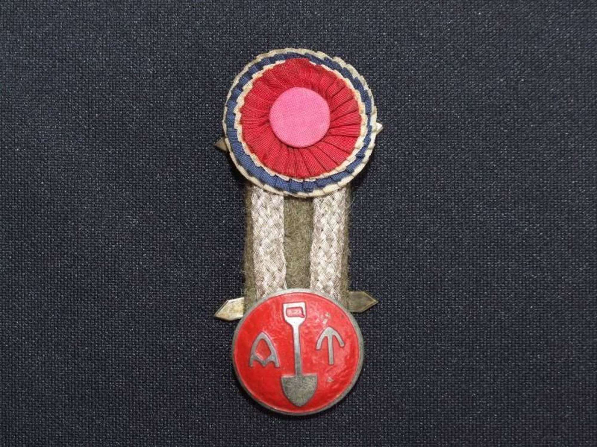 WW11 Norwegian Arbeidstjenesten (Volunteer Labour Force) Cap Badge