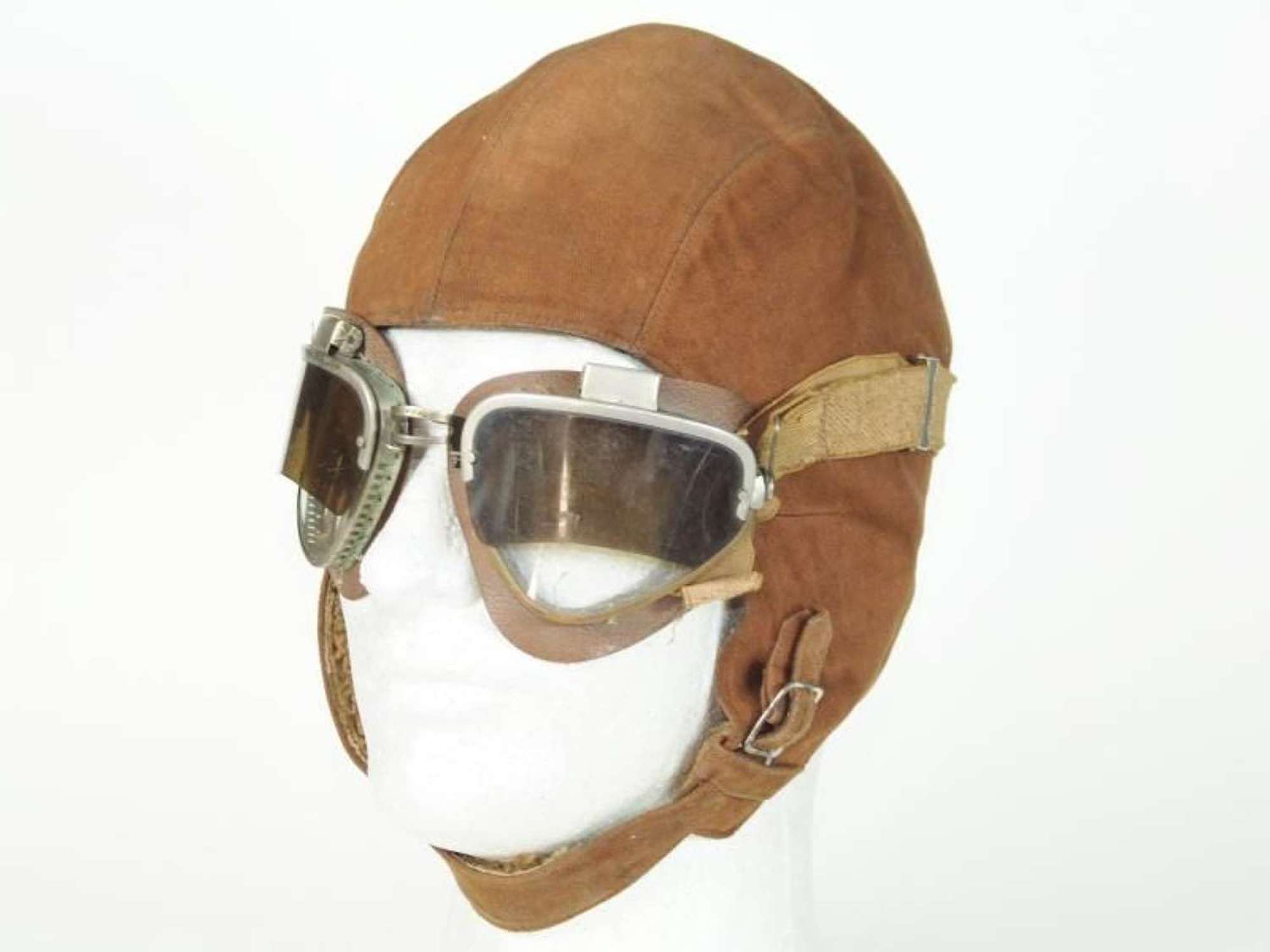Italian Ascari del Cielo Paratroopers Helmet and Goggles