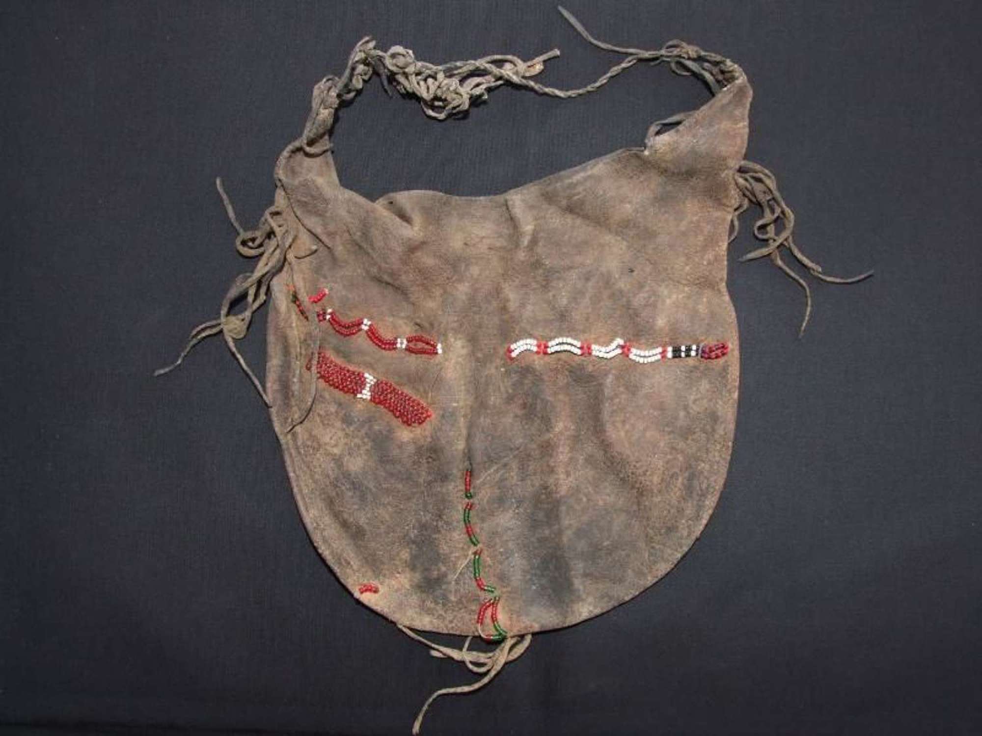 19th Century North American Indian Leather Pouch