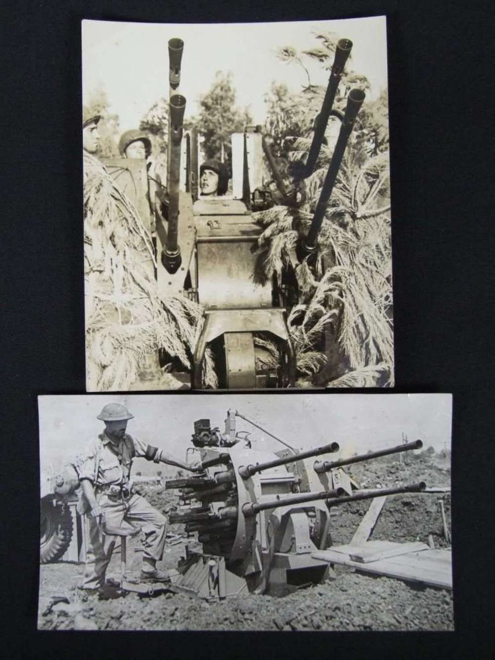 Allied Press Release Photographs. Italy, 2 cm Flak Vierling 38