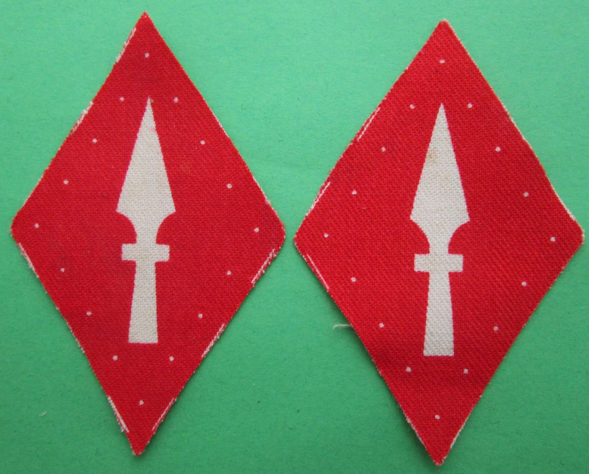 A PAIR OF 1ST CORPS FORMATION SIGNS